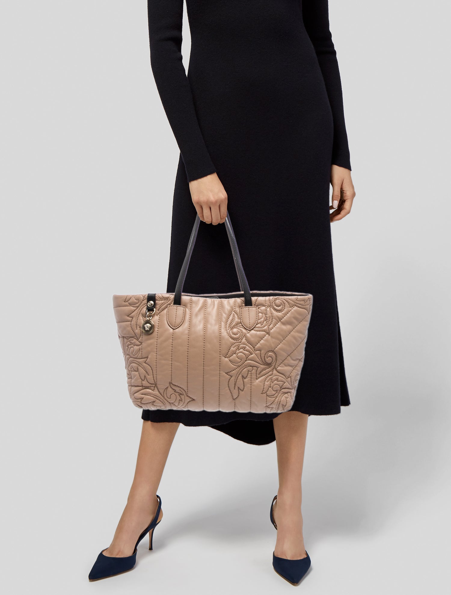 Versace Leather Shoulder Bag