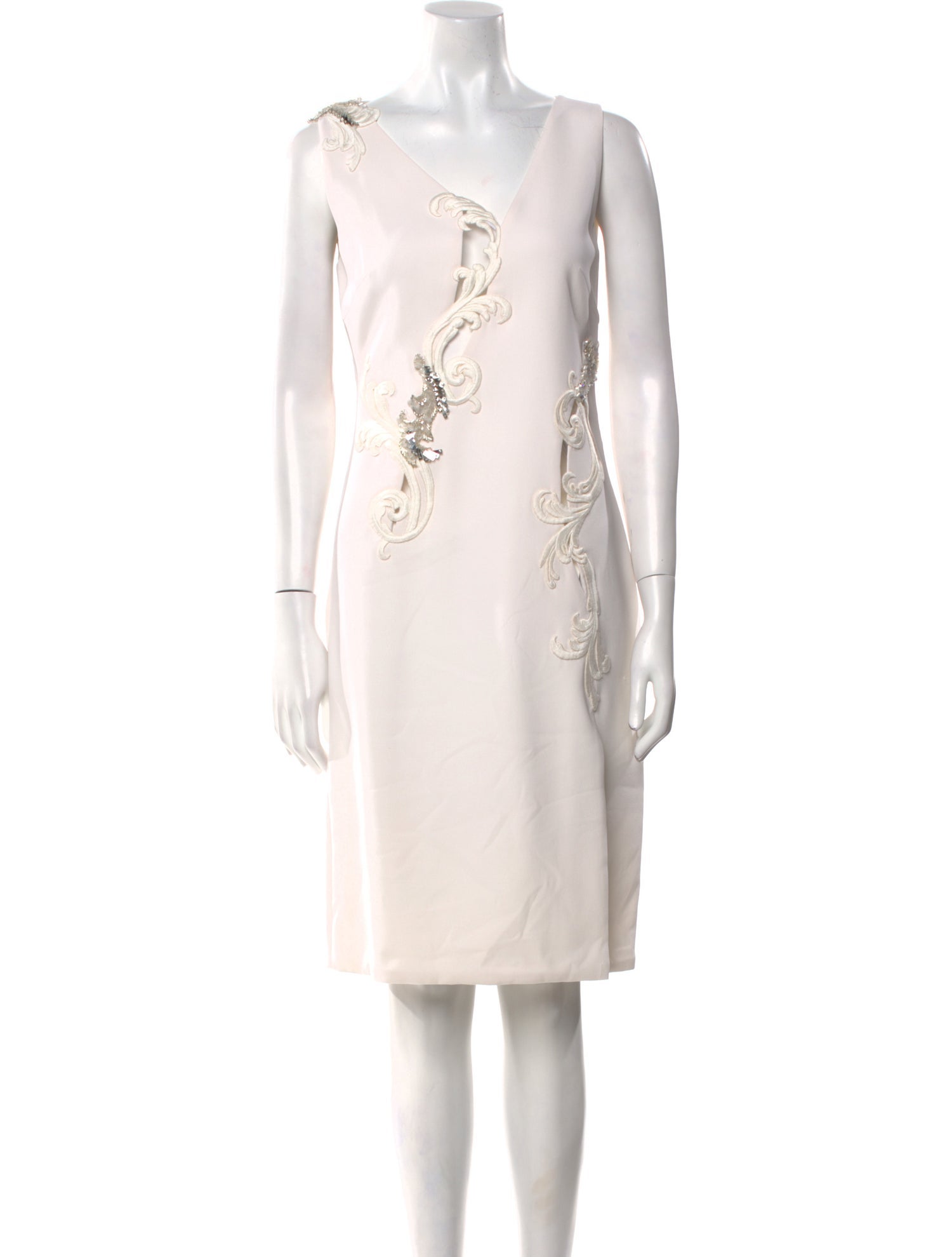 Versace Silk Knee-Length Dress