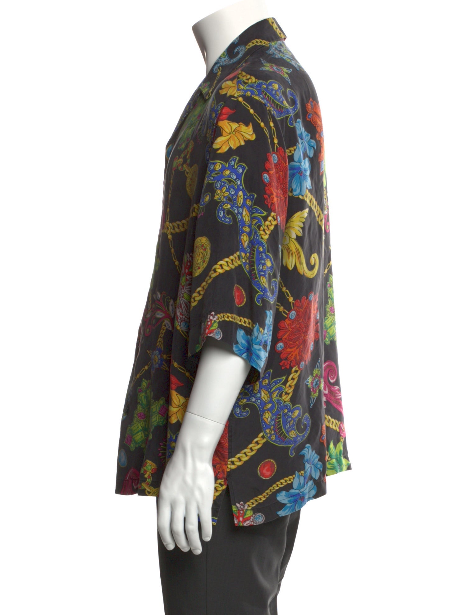 Versace Silk Printed Shirt