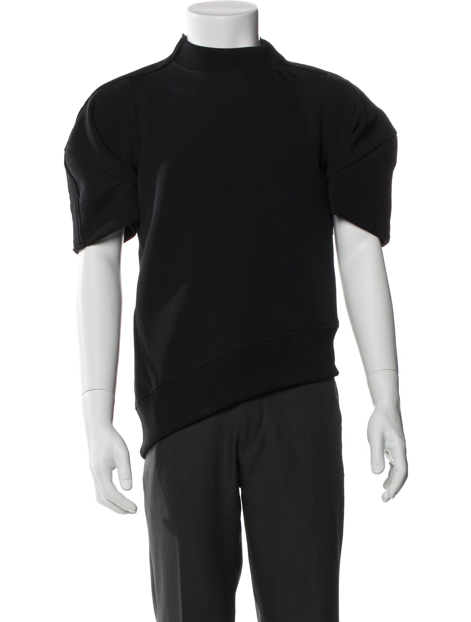 Sacai Mock Neck Short Sleeve T-Shirt