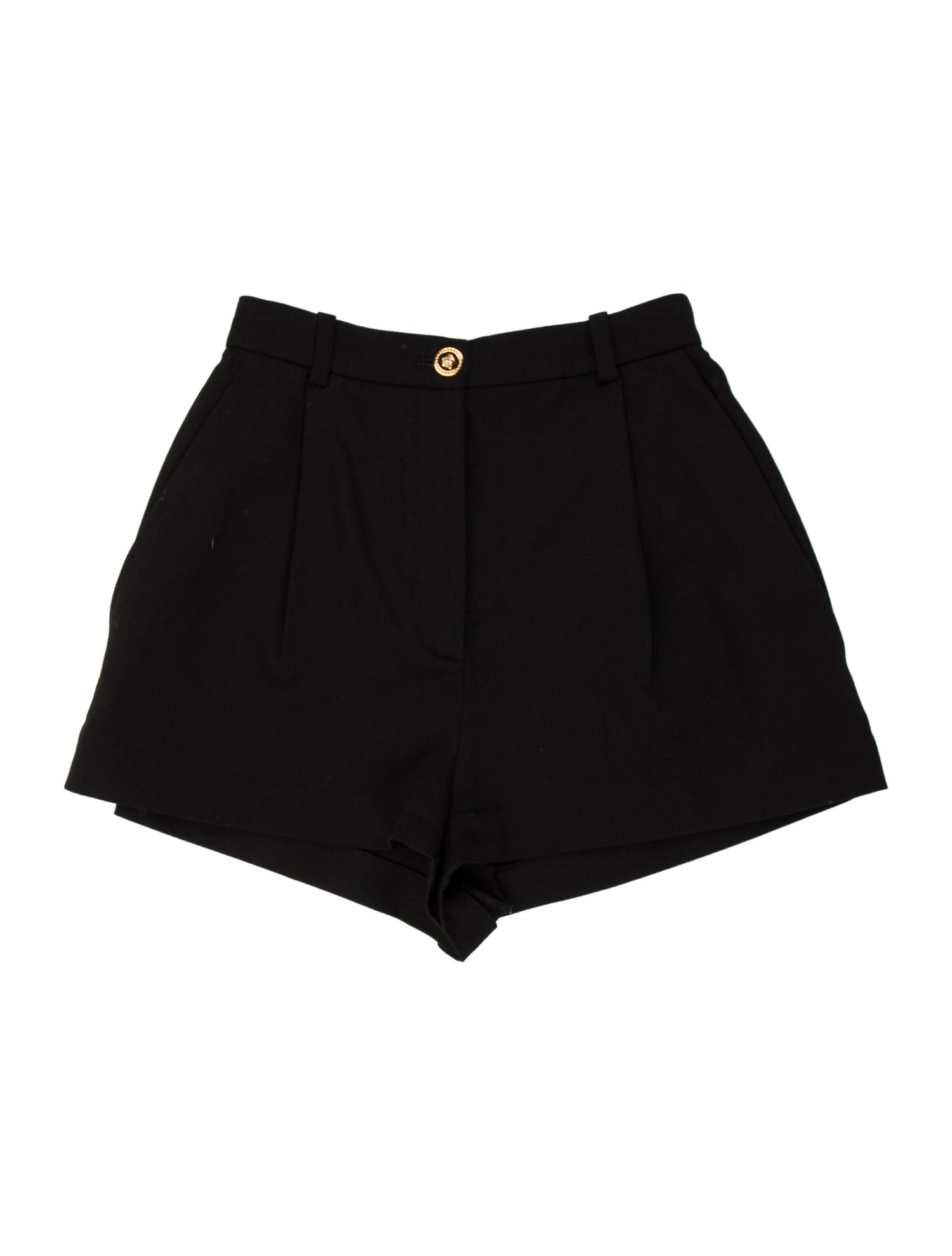 Versace Wool Mini Shorts