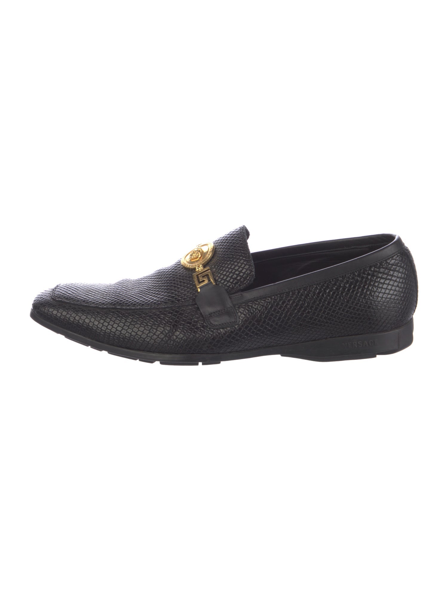 Versace Leather Loafers