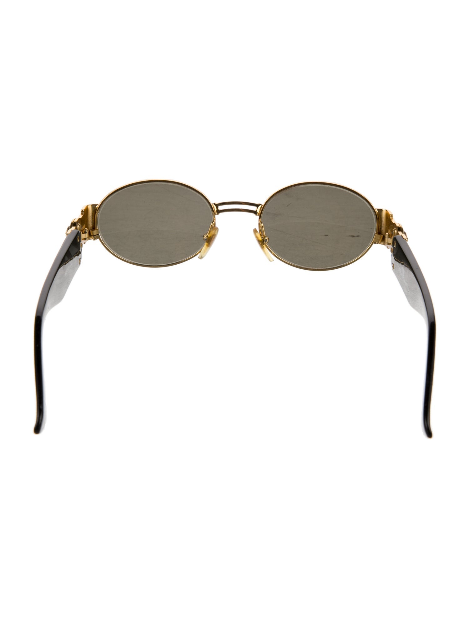 Versace Medusa Insignia Round Sunglasses
