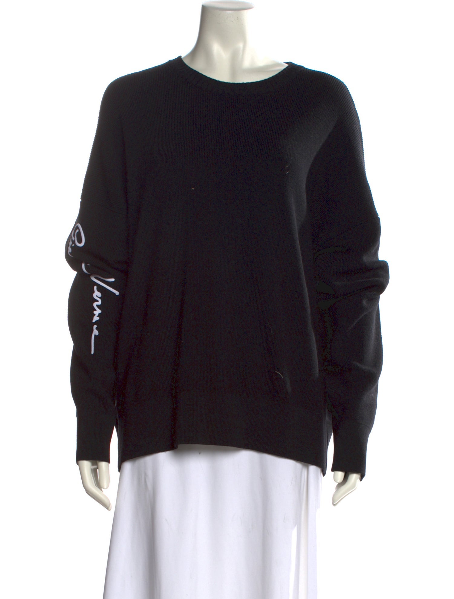 Versace Wool Scoop Neck Sweater