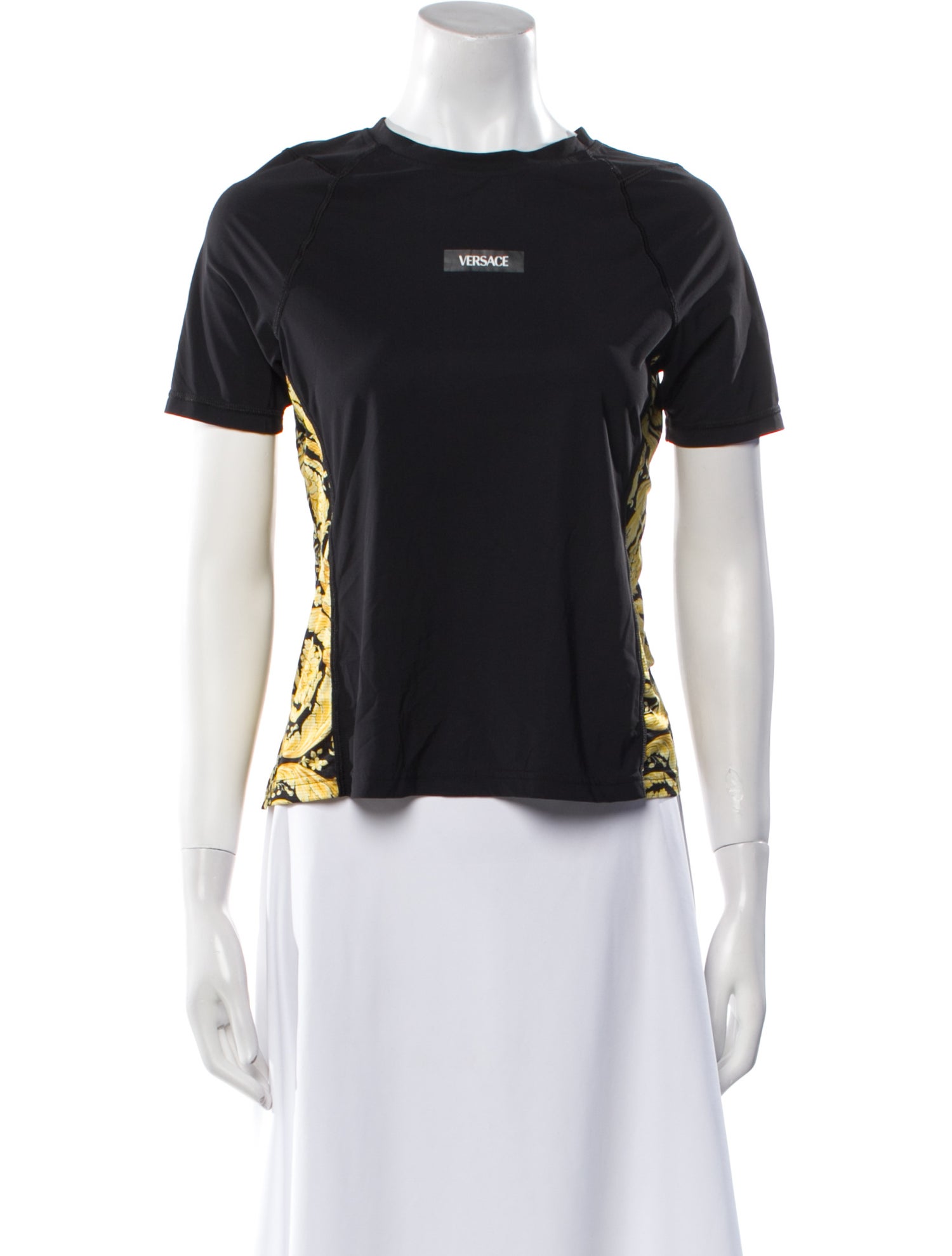 Versace Graphic Print Crew Neck T-Shirt