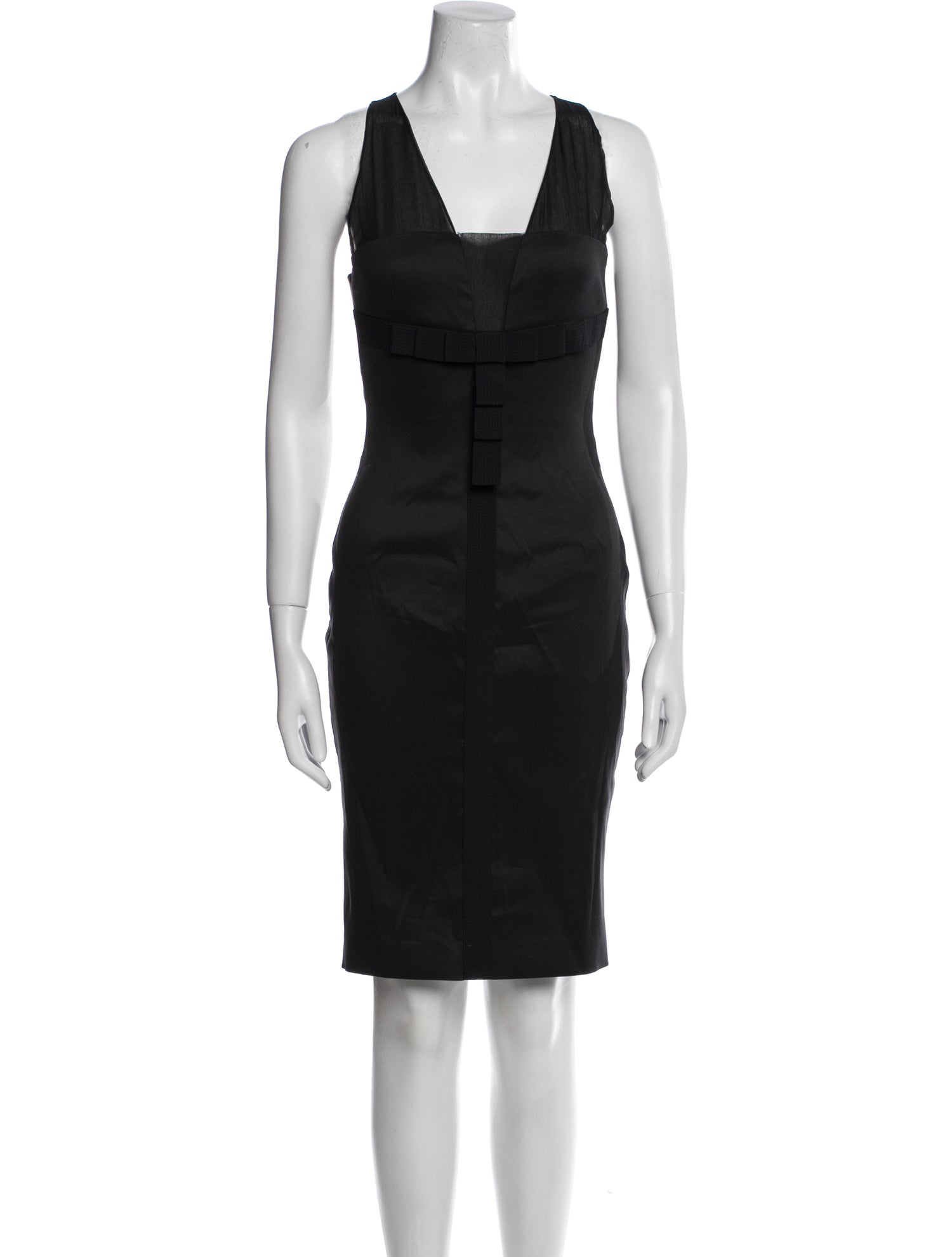 Versace Silk Knee-Length Dress