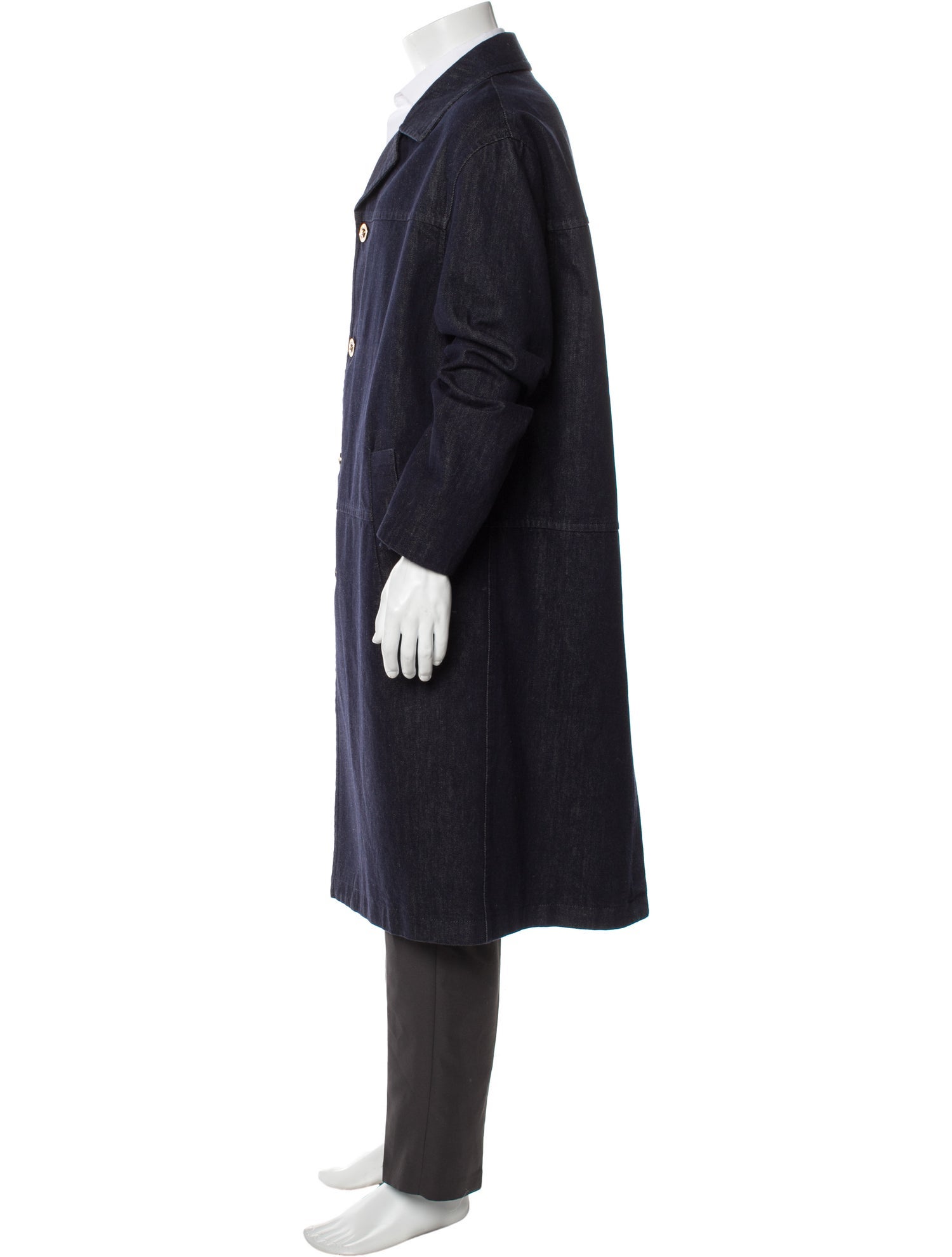 Versace Medusa Insignia Overcoat