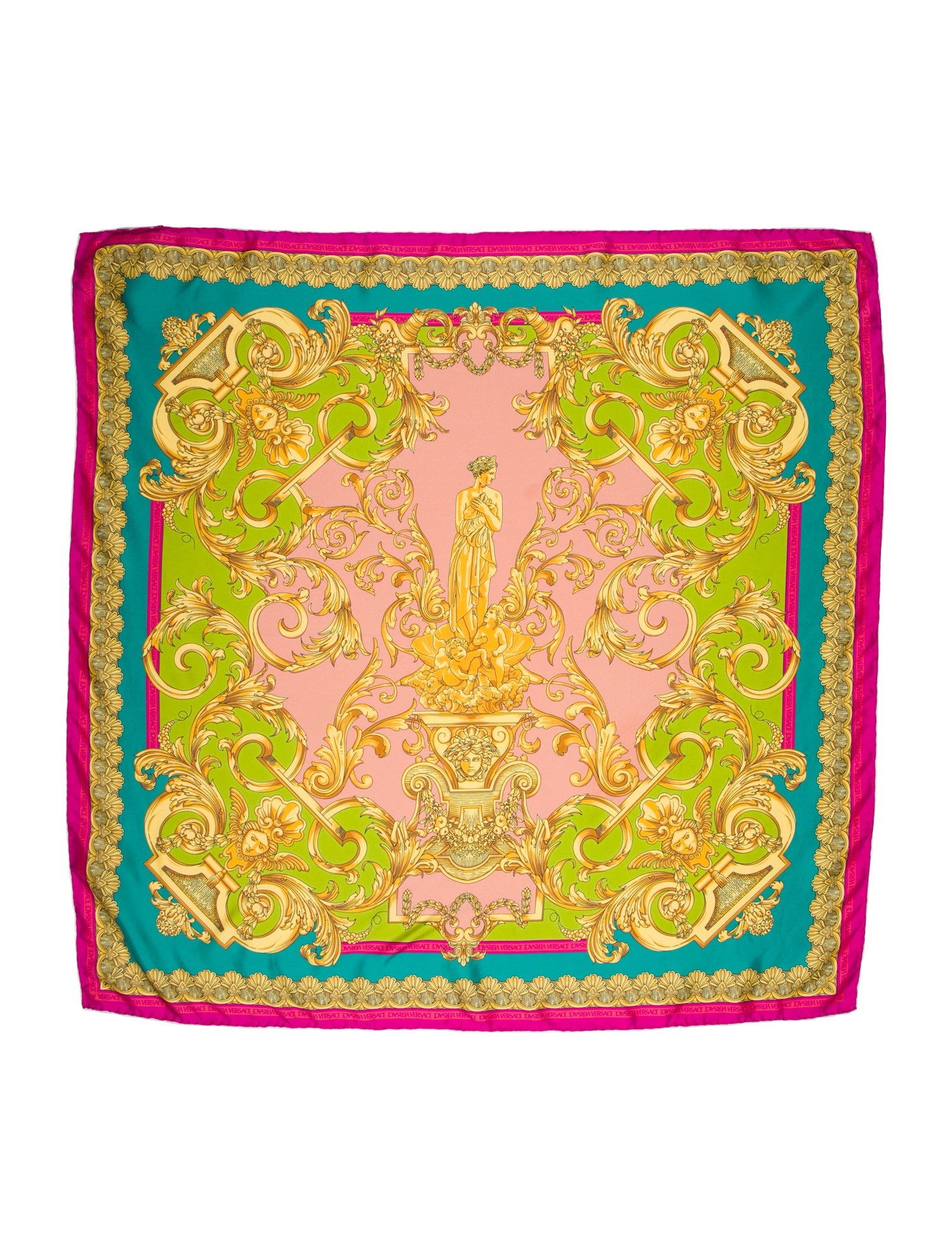 Versace Silk Printed Scarf