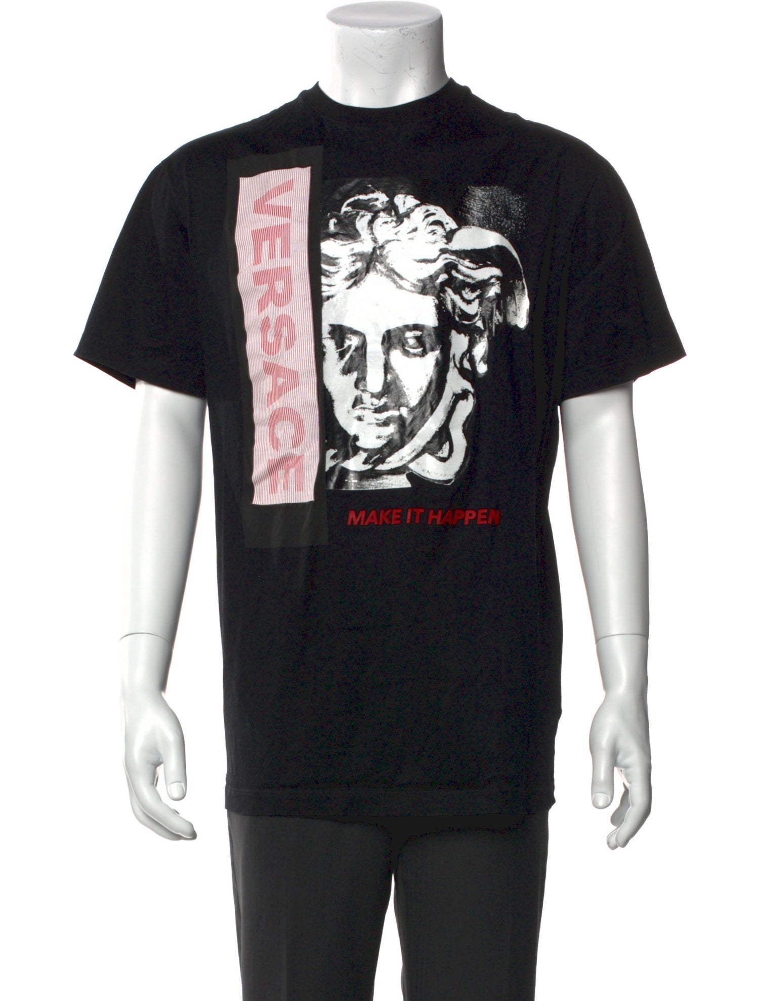 Versace Graphic Print Crew Neck T-Shirt