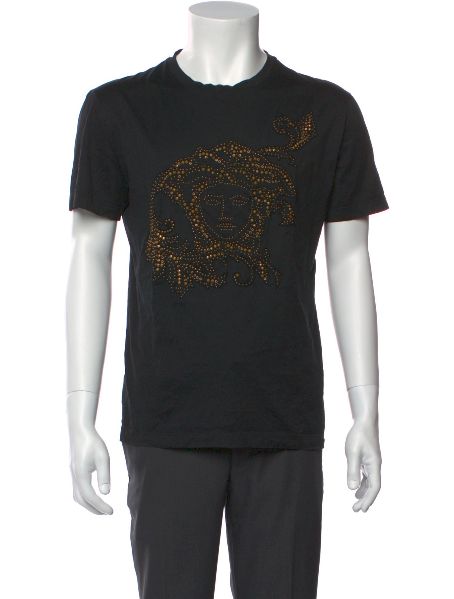 Versace Medusa Insignia Crew Neck T-Shirt