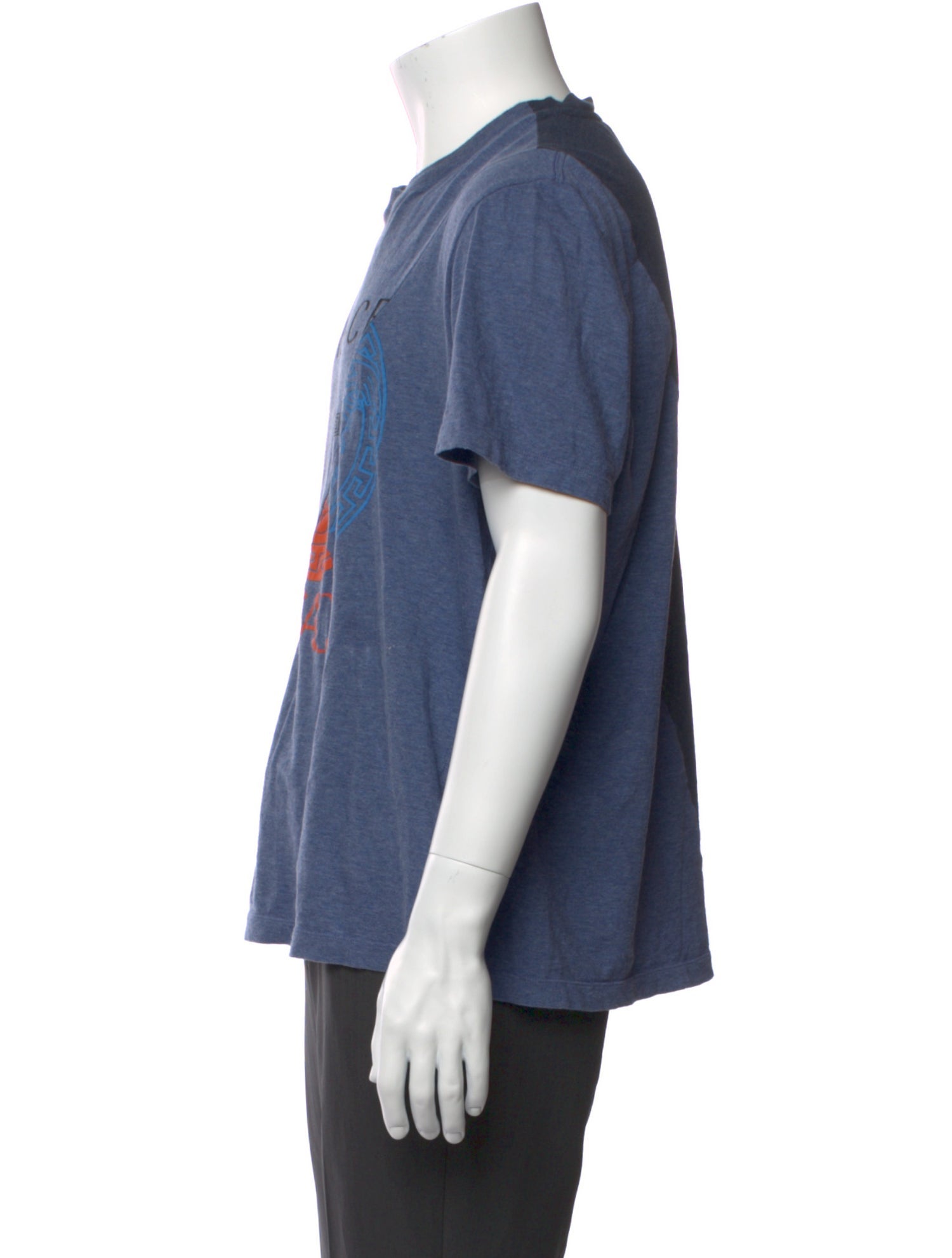 Versace Graphic Print Crew Neck T-Shirt