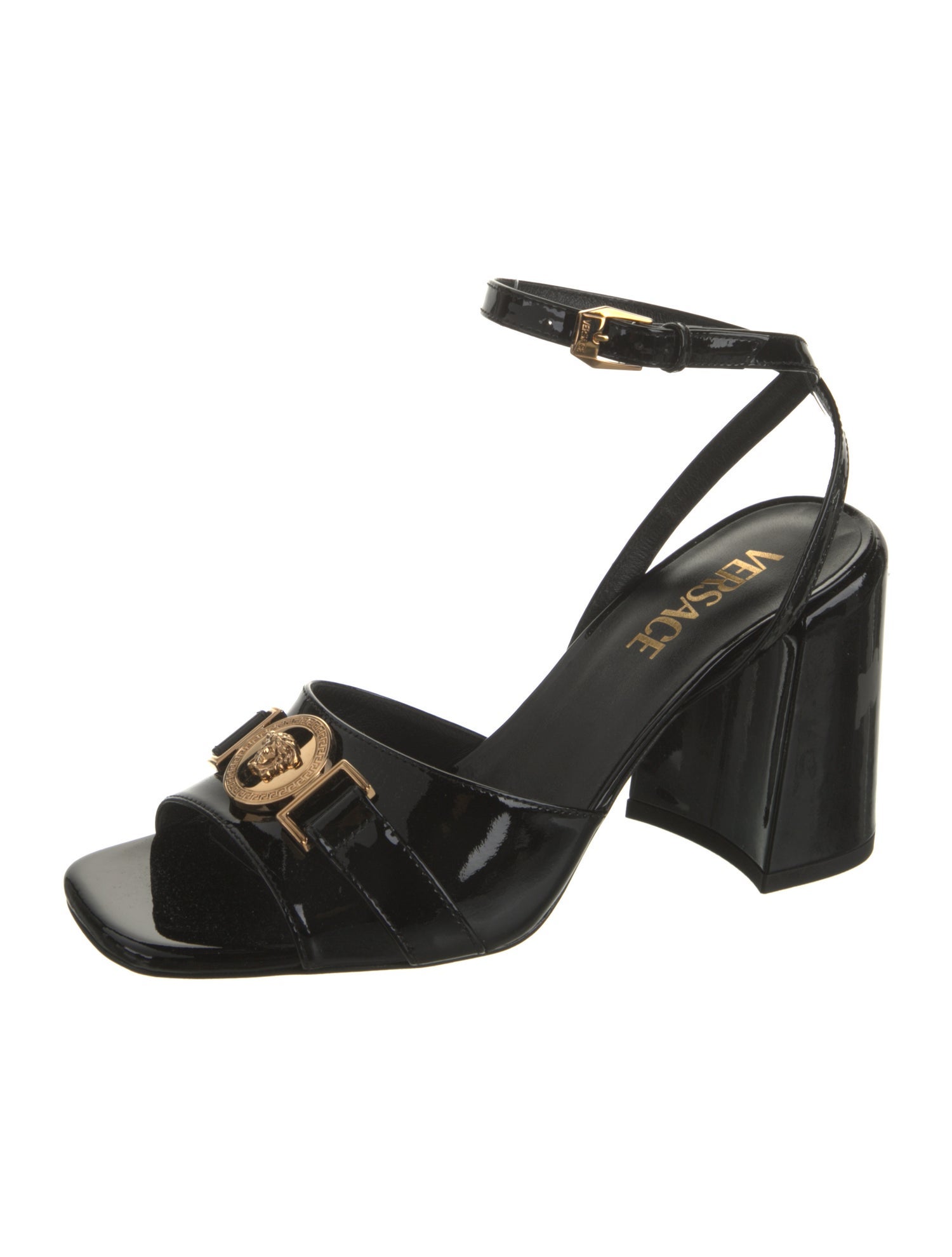 Versace Patent Leather Sandals
