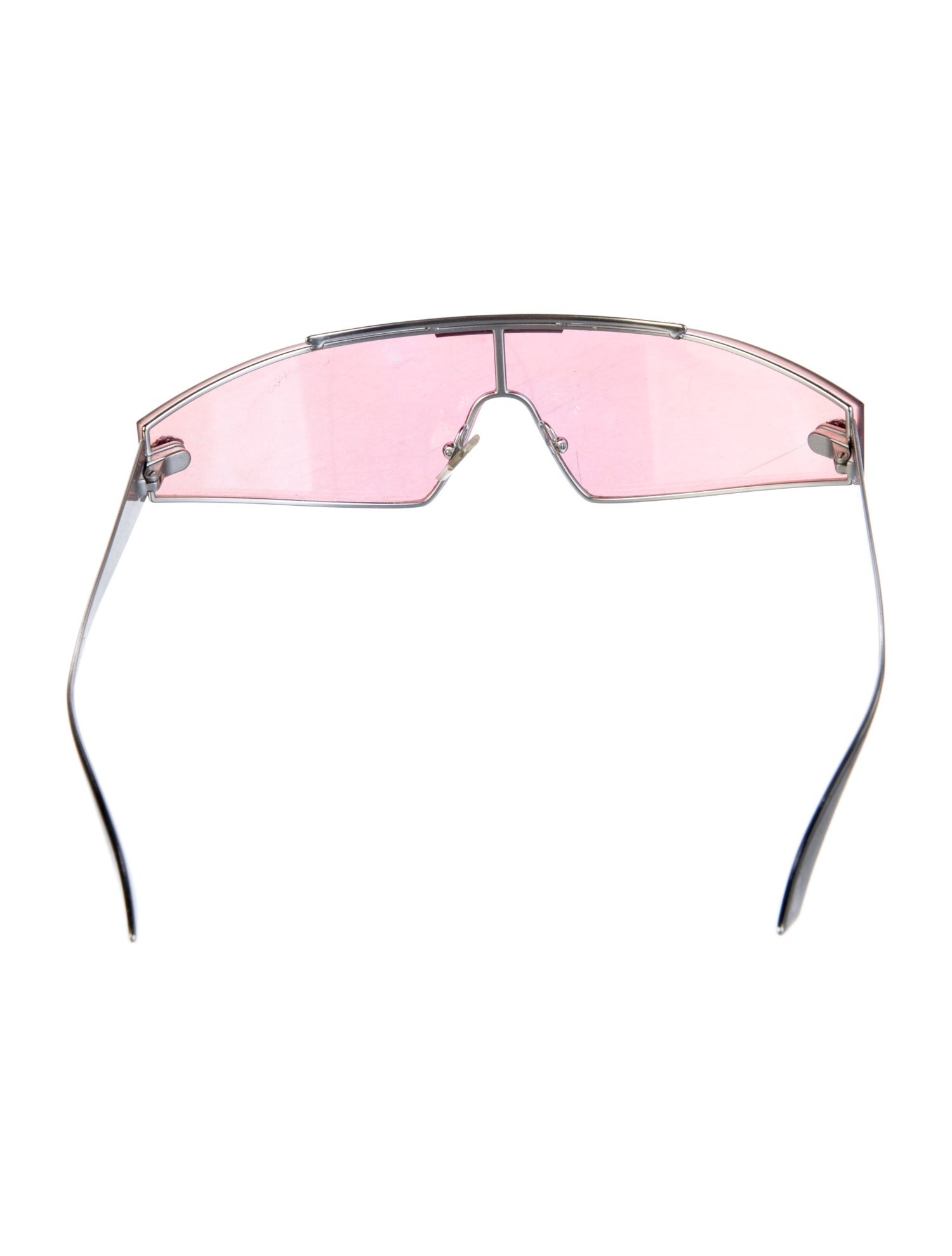 Versace Shield Mirrored Sunglasses