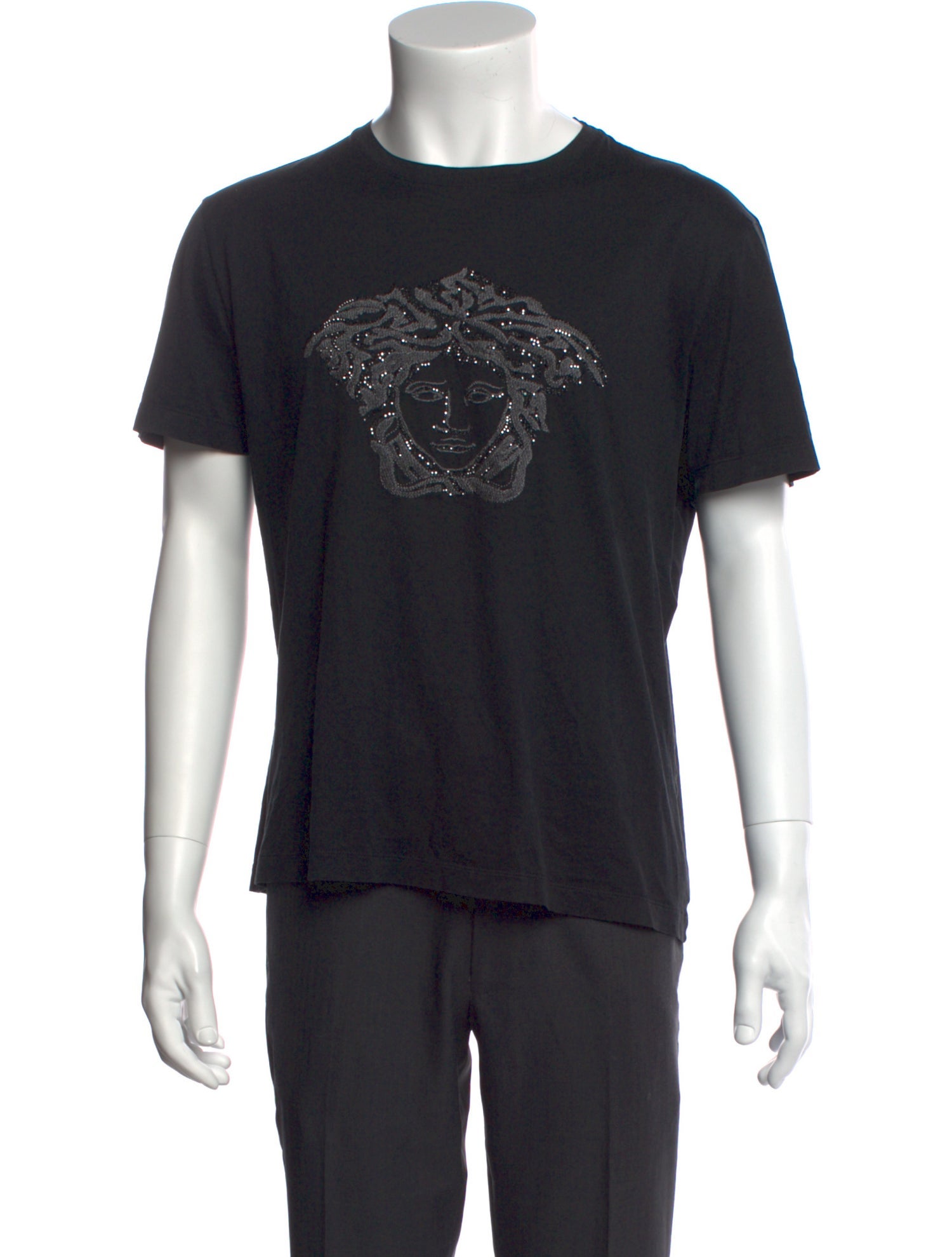 Versace Graphic Print Crew Neck T-Shirt