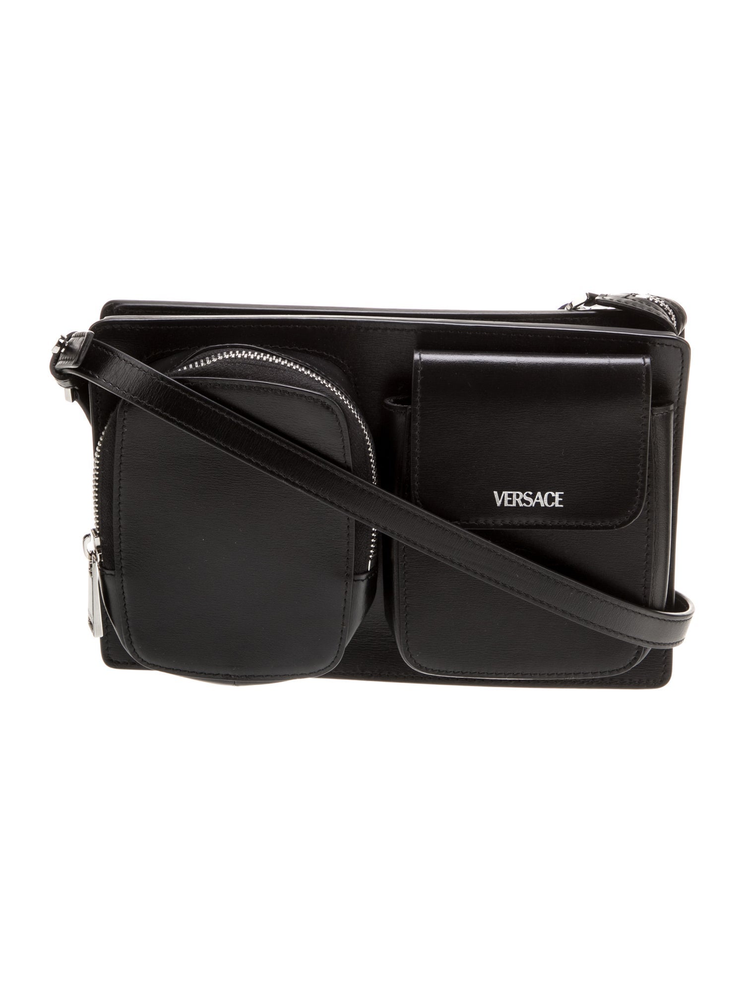 Versace Leather Crossbody Bag