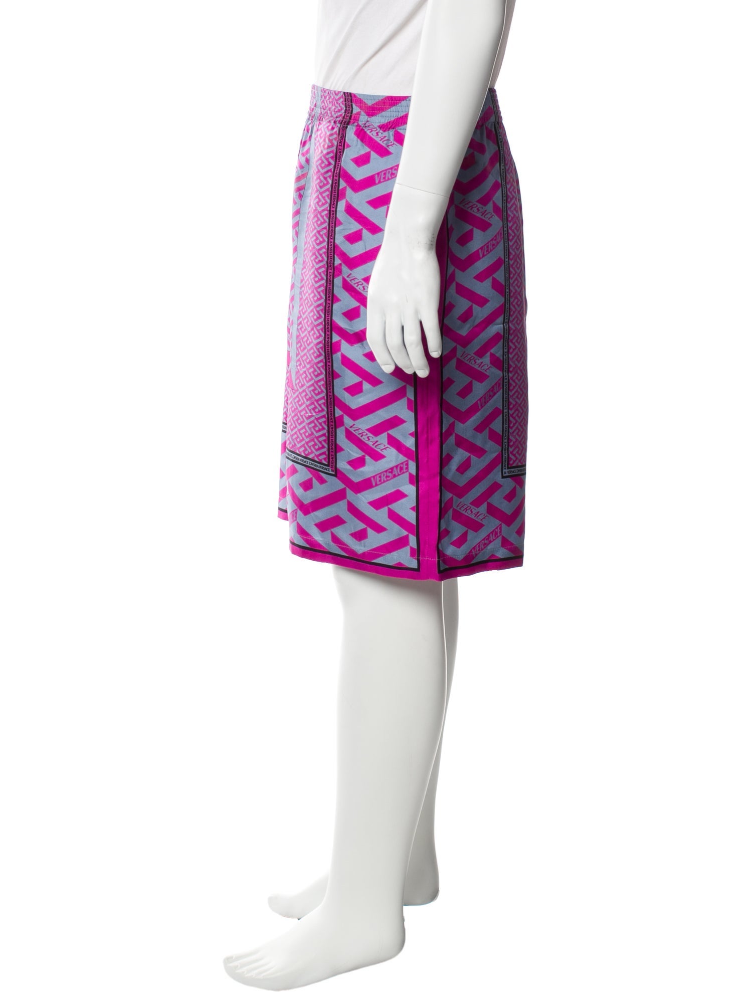 Versace Silk Jogger Shorts