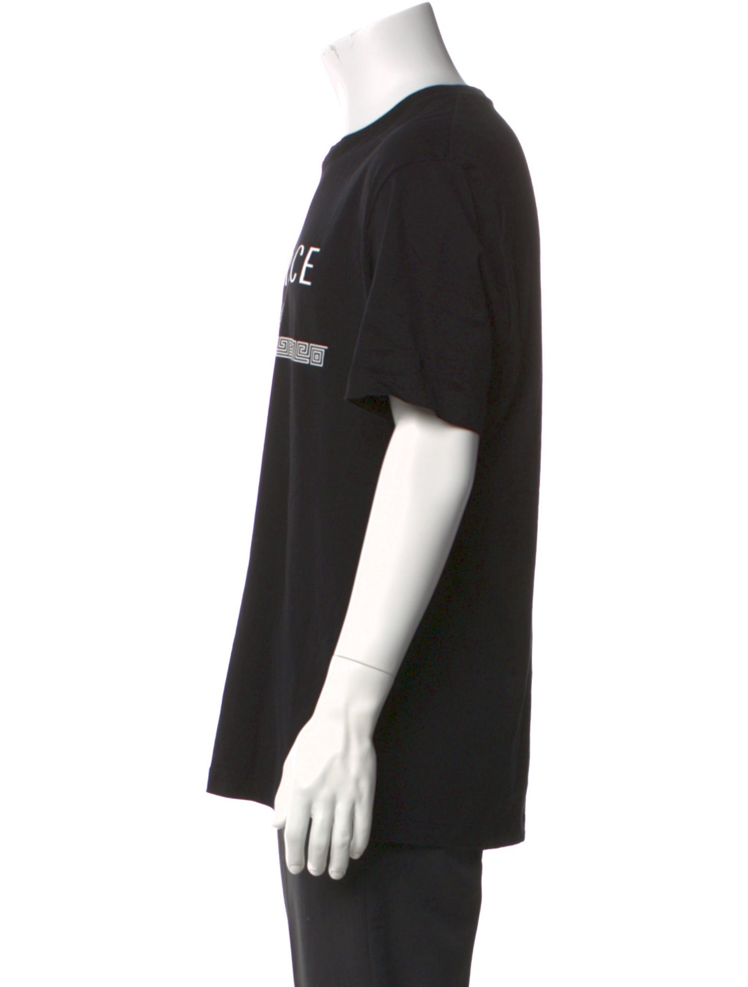 Versace Graphic Print Crew Neck T-Shirt