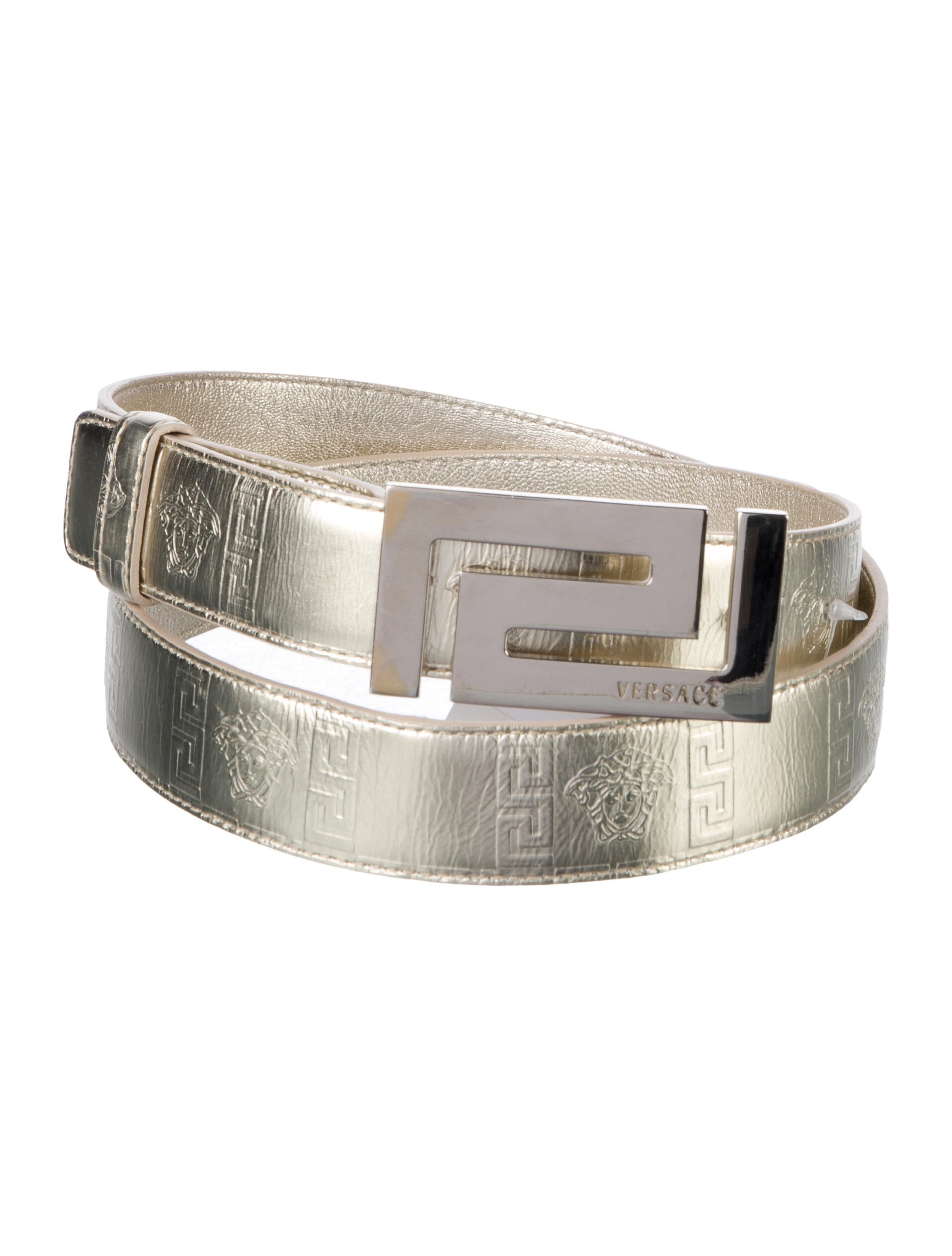 Versace Leather Belt