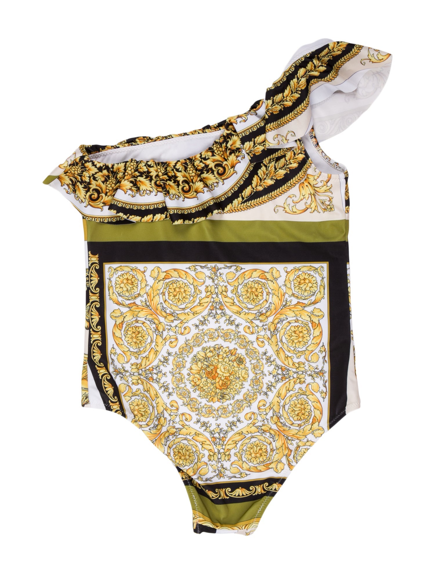 Versace Girls' Printed One Piece Swimsuit