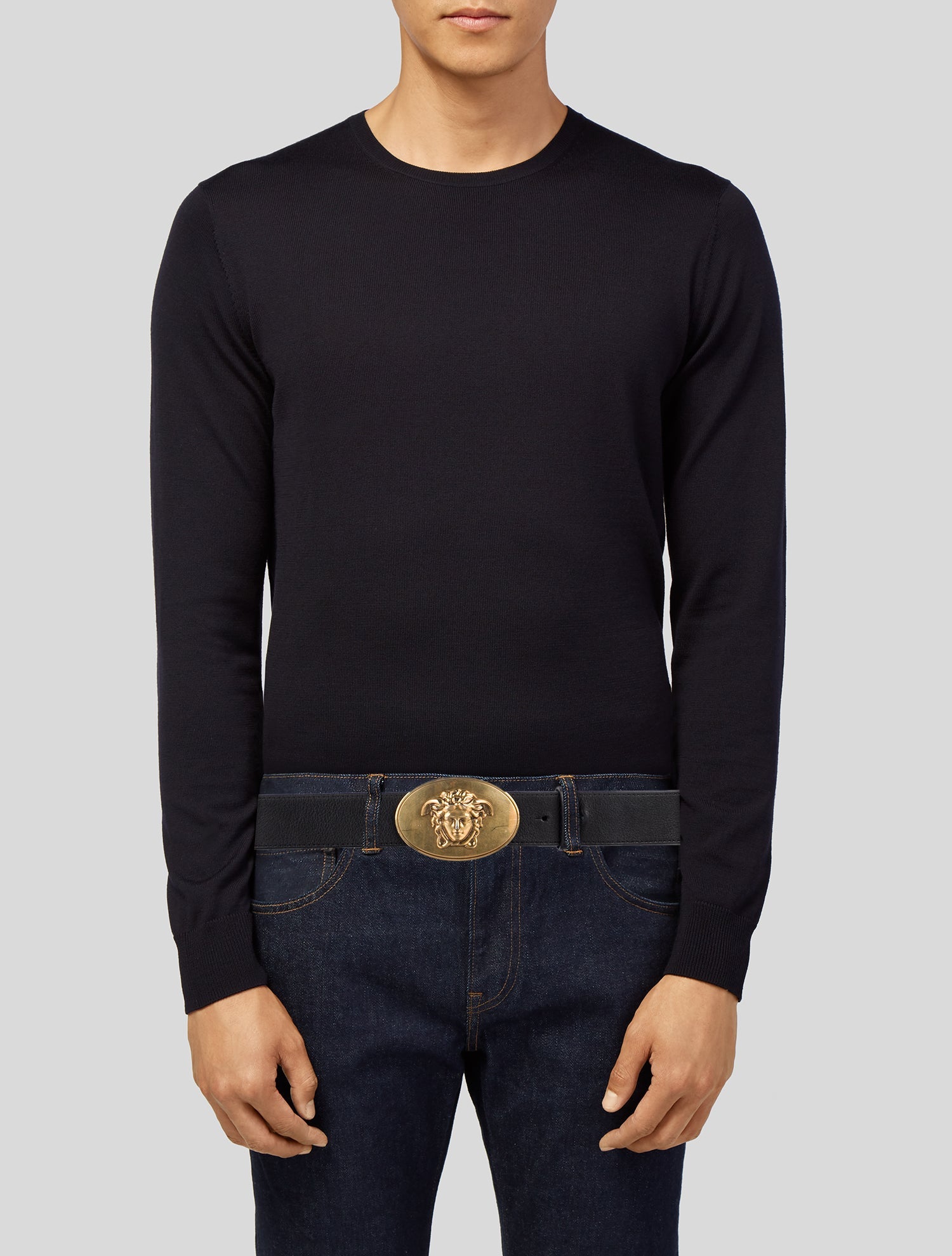 Versace Leather Belt Kit