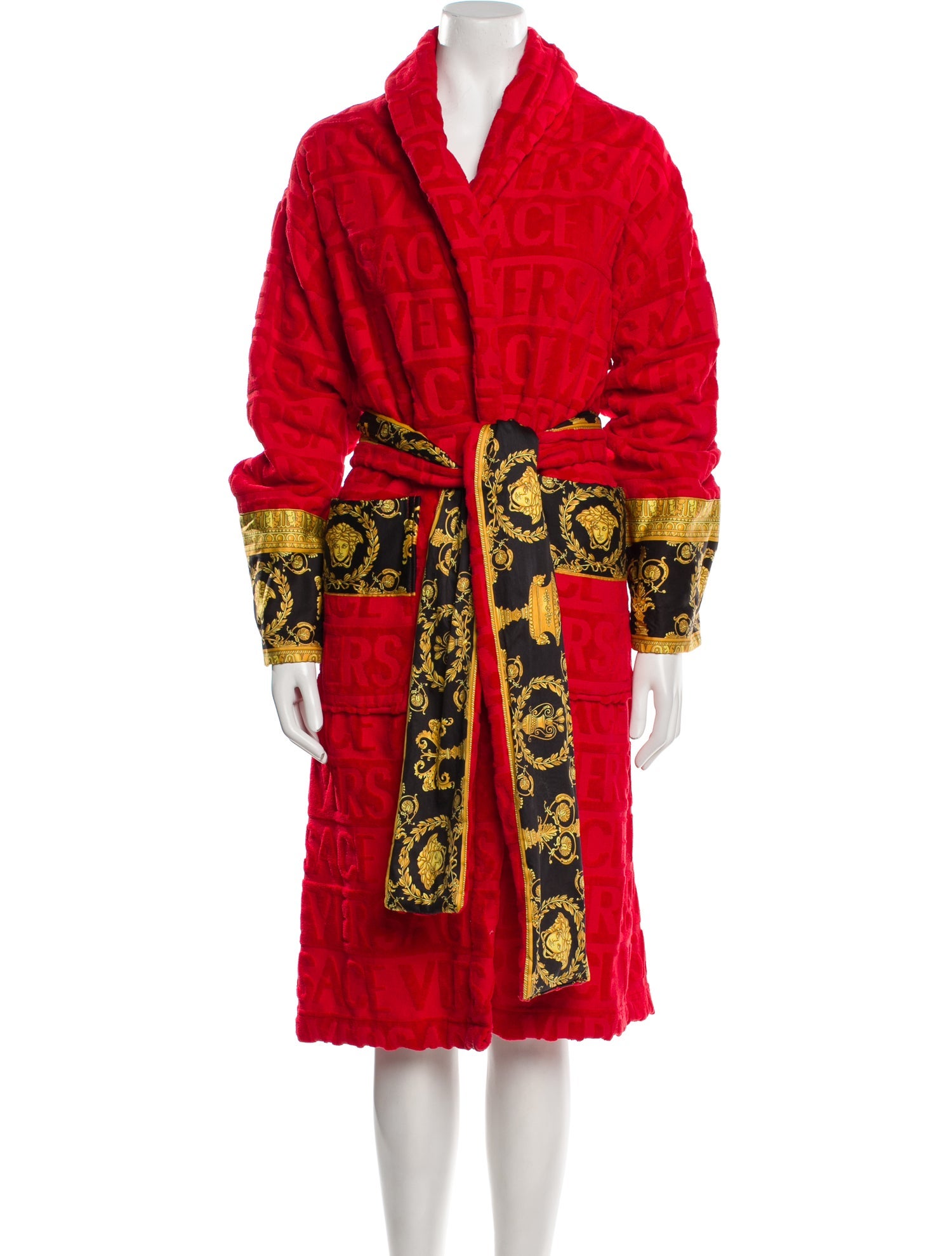 Versace Printed Robe