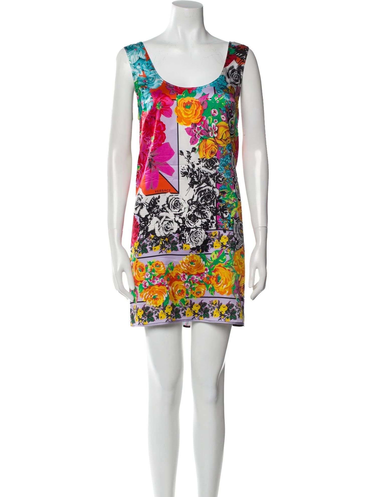 Versace Printed Mini Dress