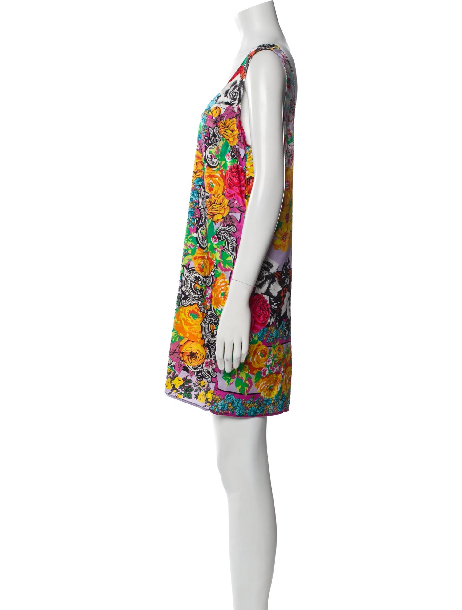 Versace Printed Mini Dress