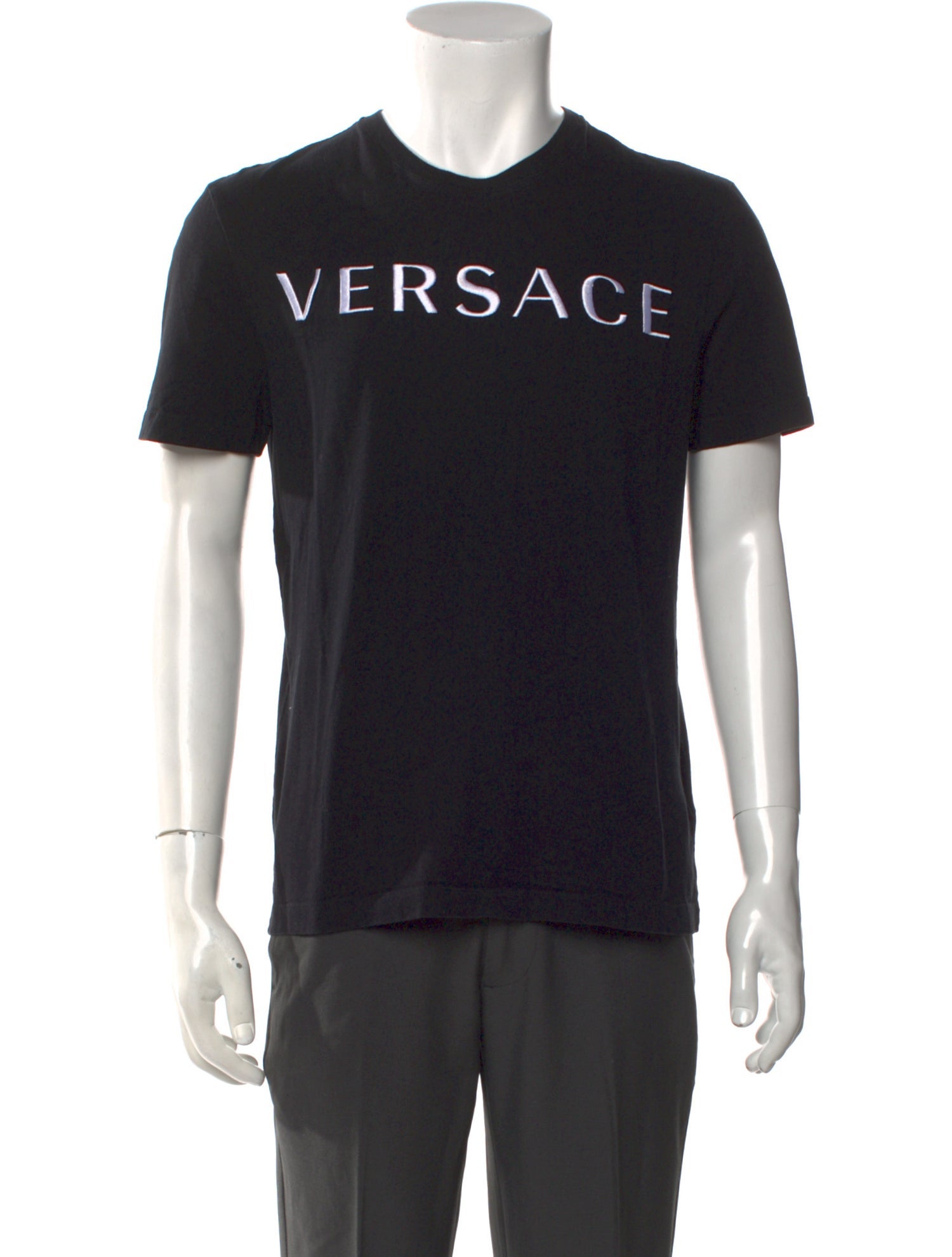 Versace Graphic Print Crew Neck T-Shirt