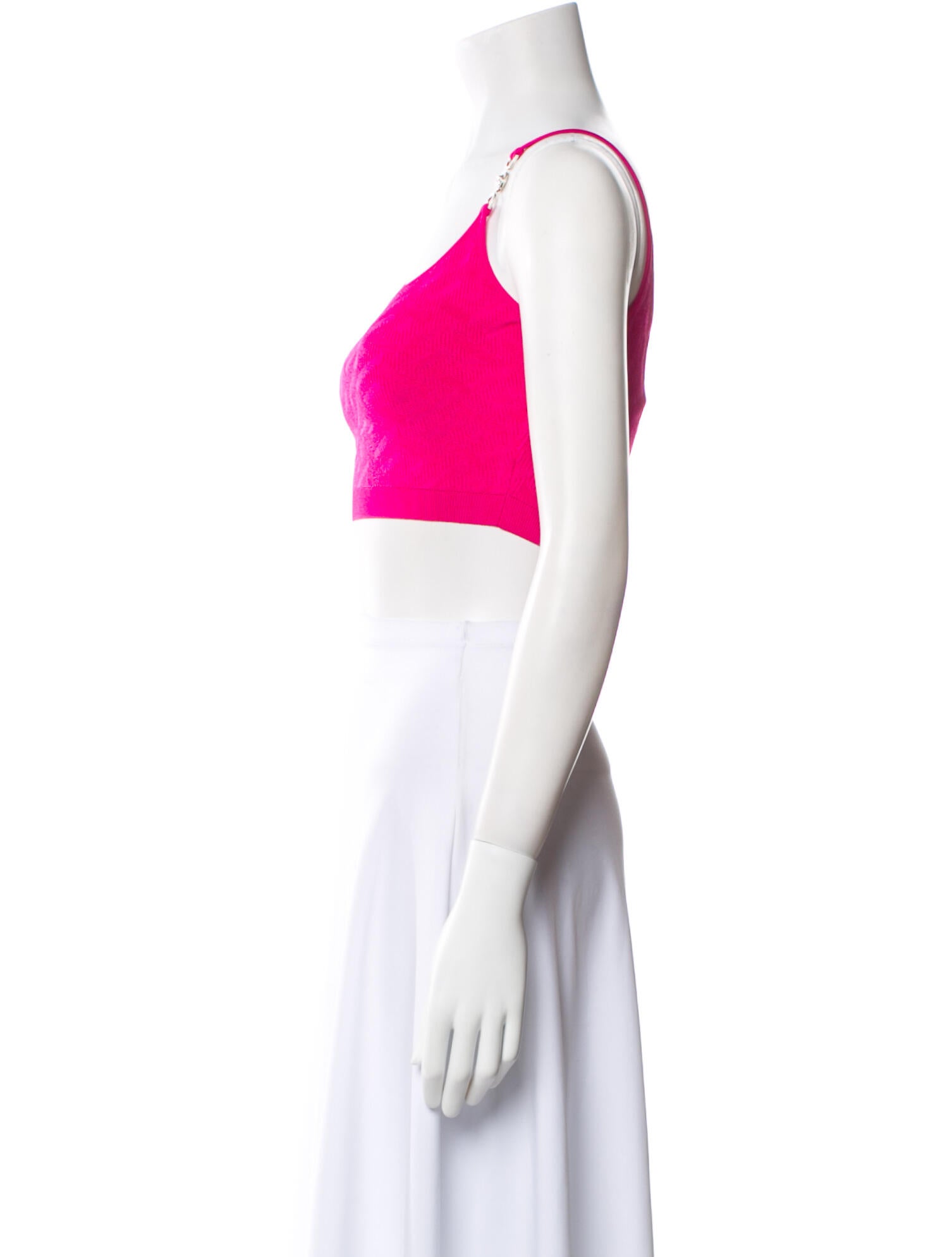 Versace Scoop Neck Sleeveless Crop Top w/ Tags