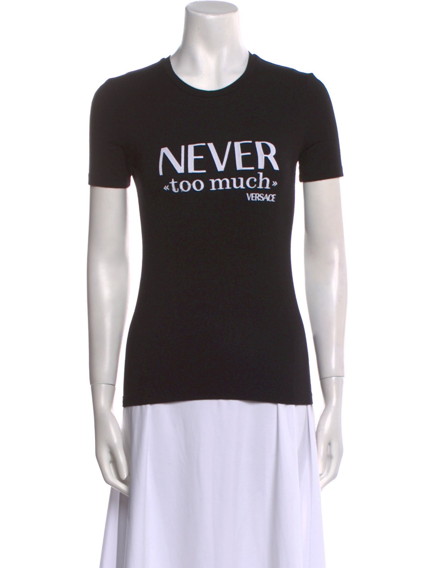 Versace Graphic Print Crew Neck T-Shirt