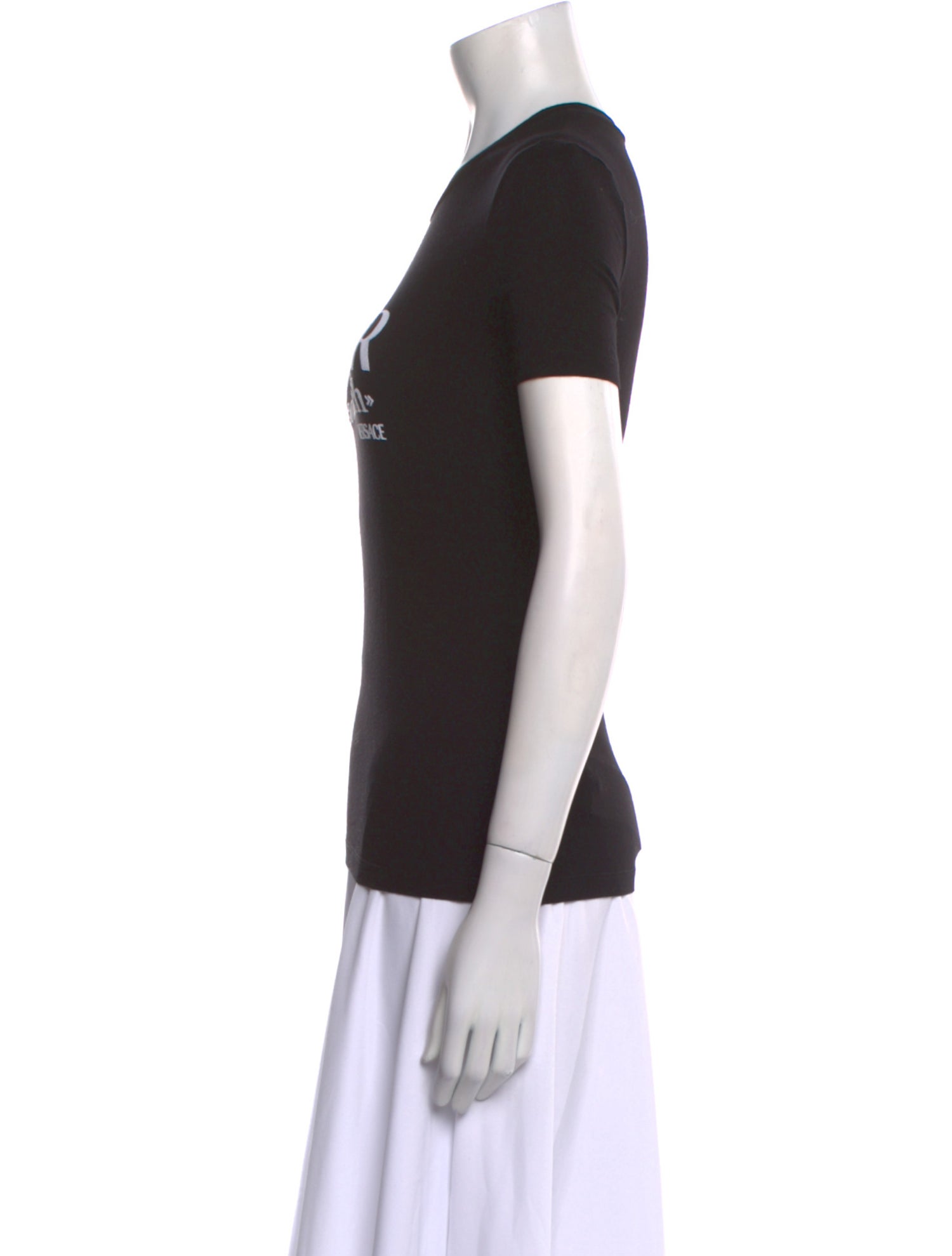 Versace Graphic Print Crew Neck T-Shirt