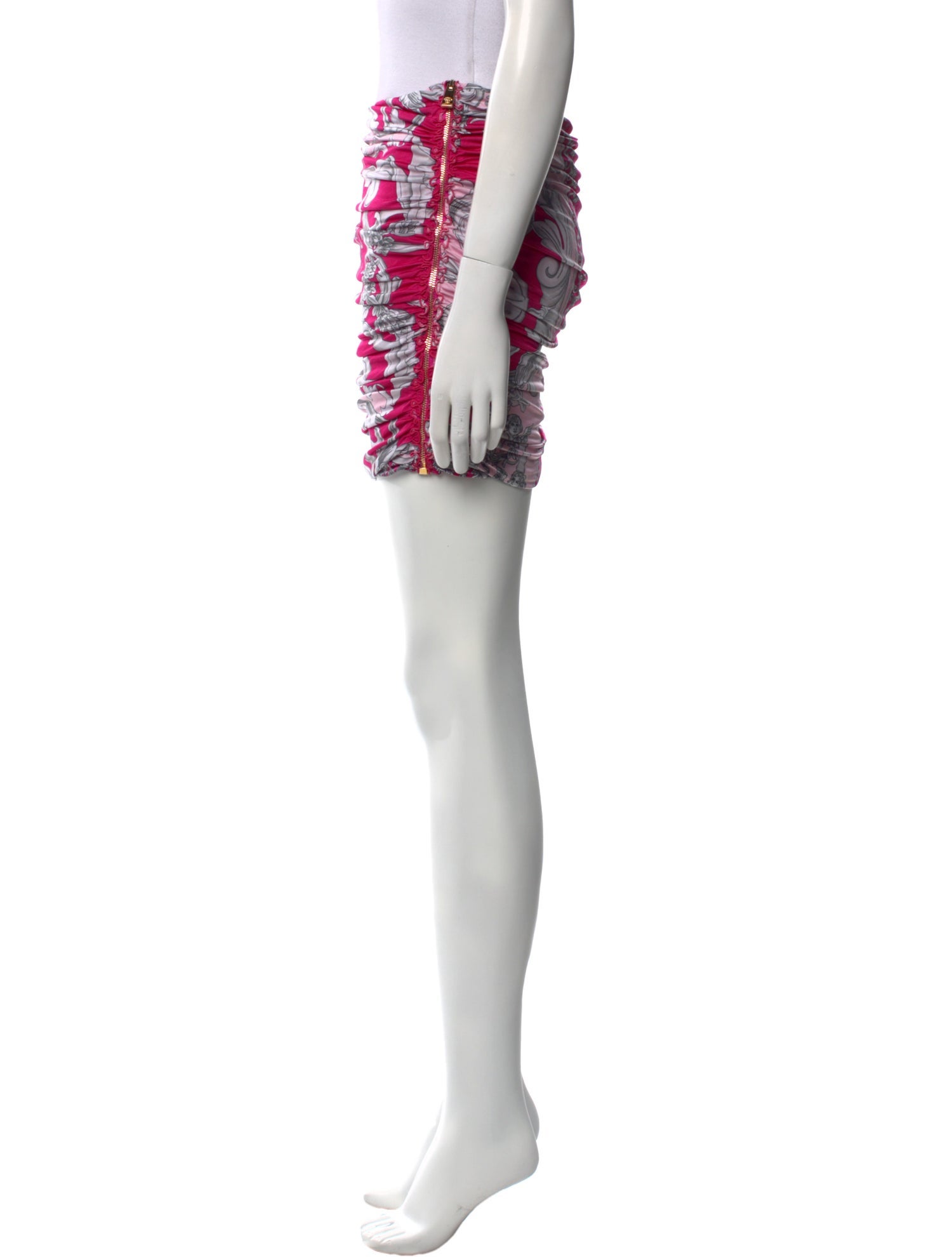 Versace Silk Mini Skirt