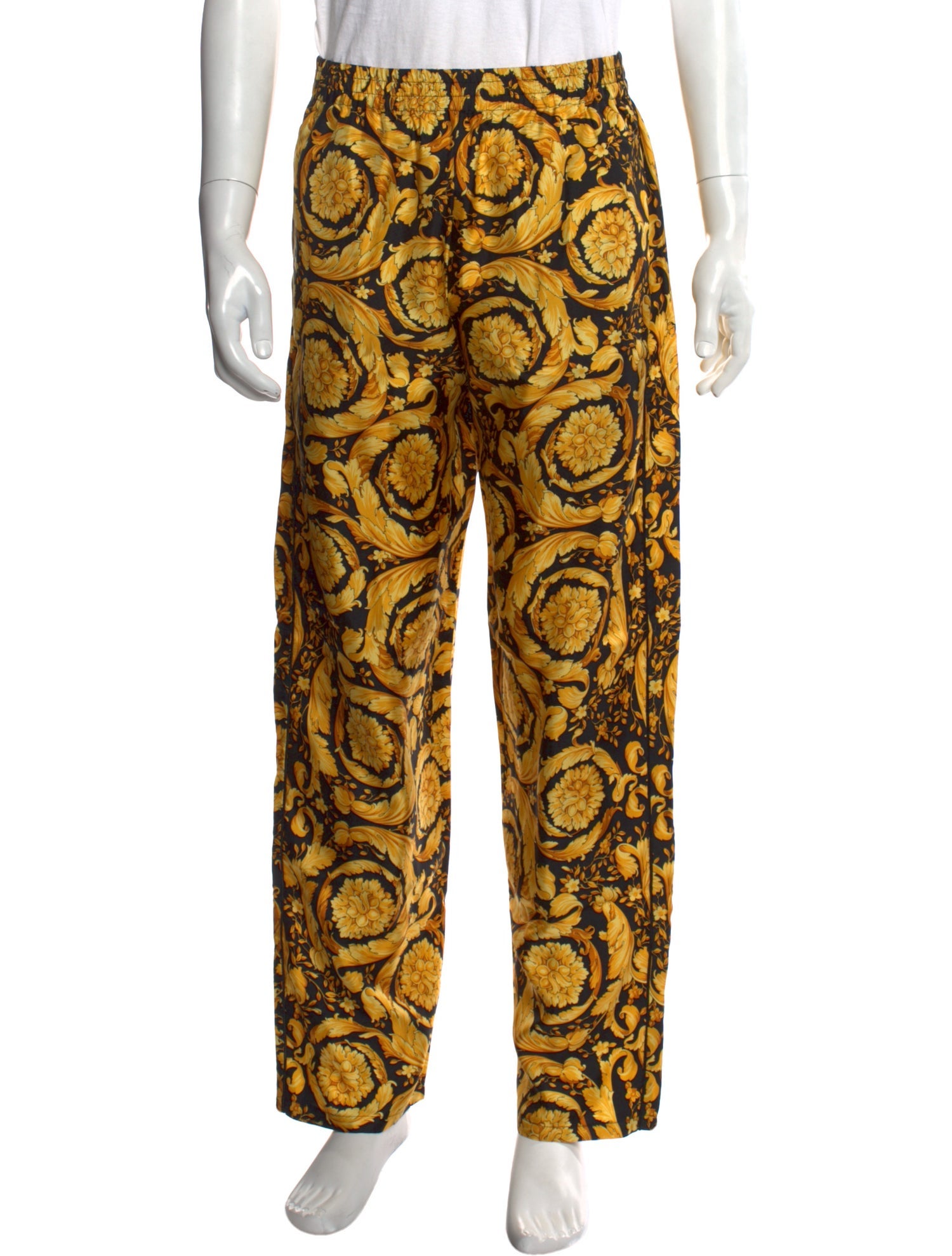 Versace Silk Joggers w/ Tags