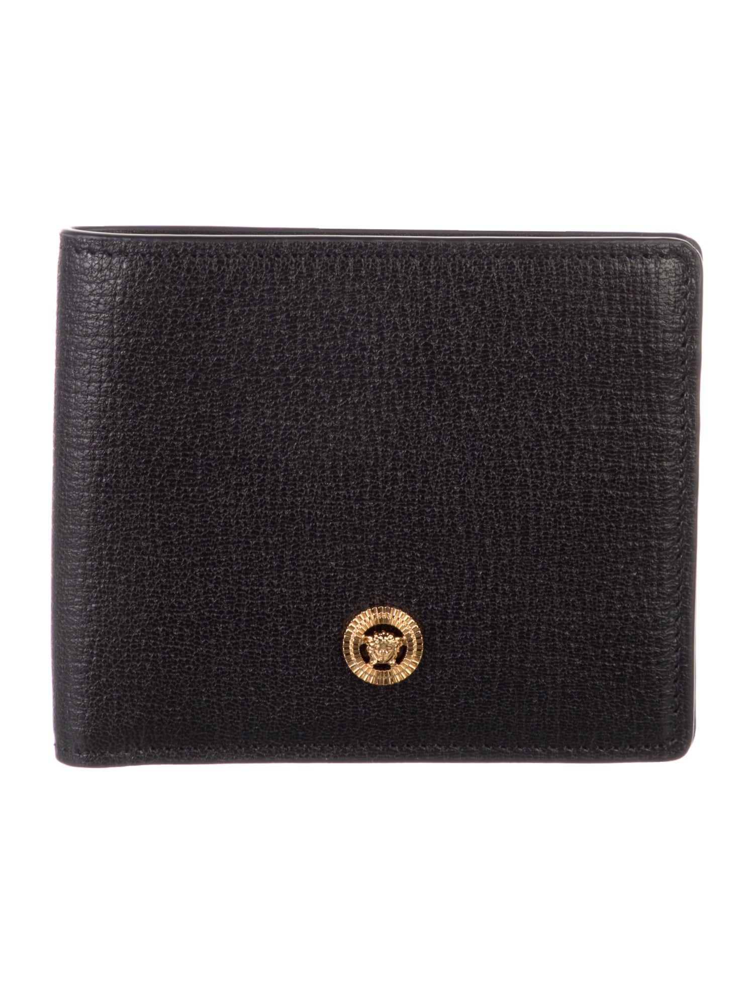 Versace Medusa Insignia Goat Leather Wallet