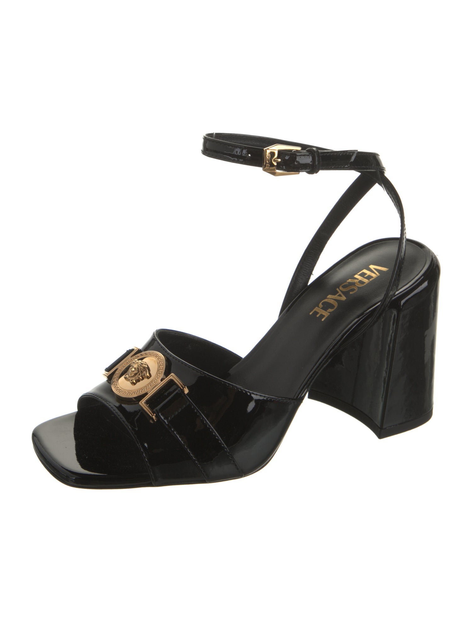 Versace Patent Leather Sandals