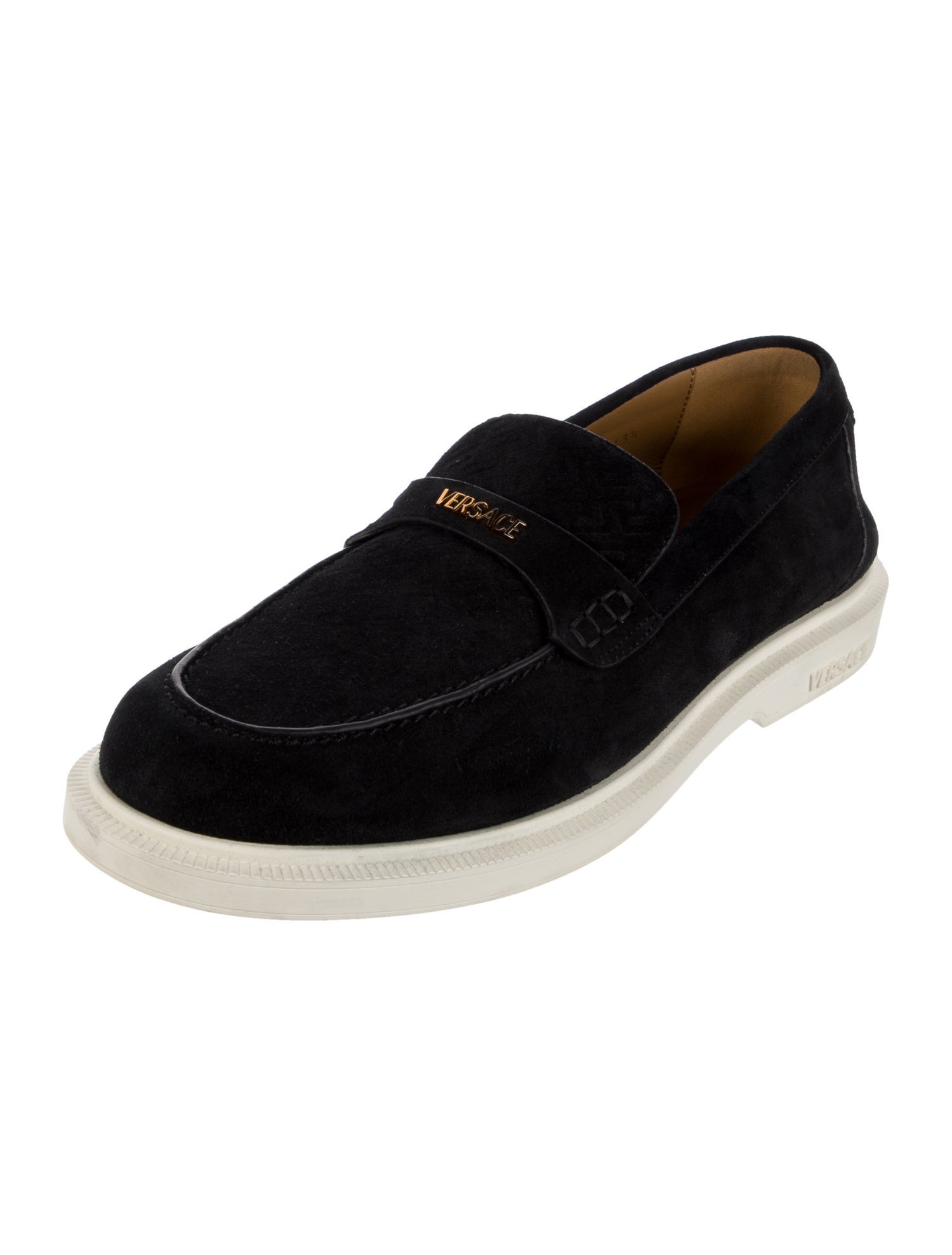 Versace Suede Loafers