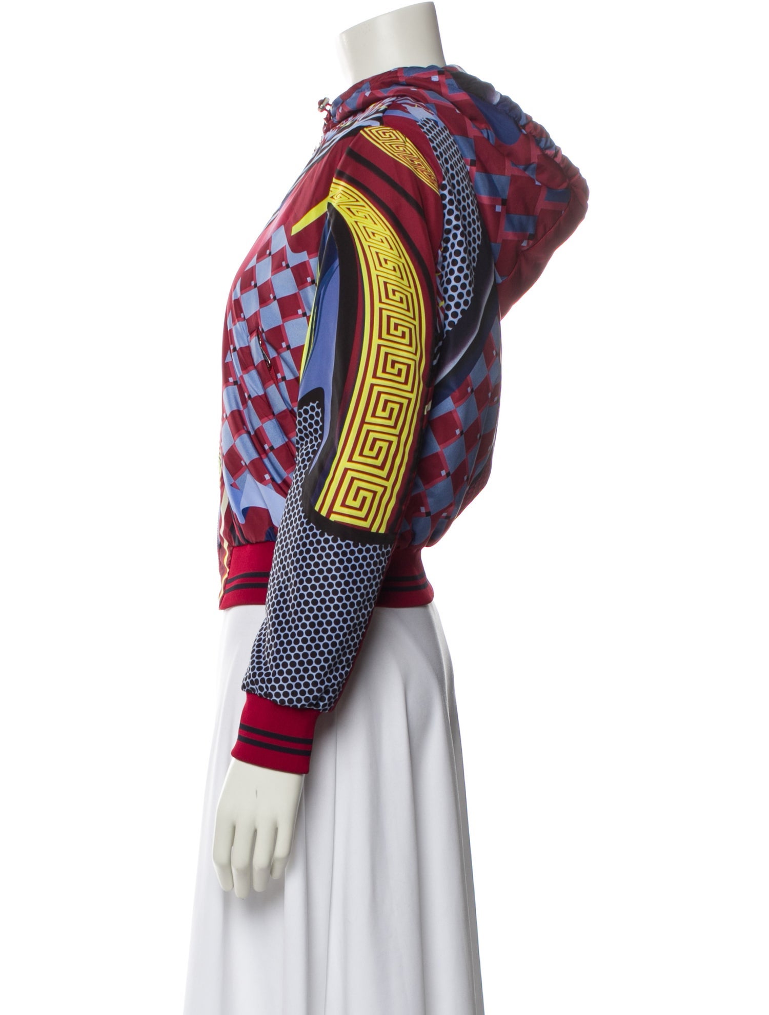 Versace Printed Biker Jacket