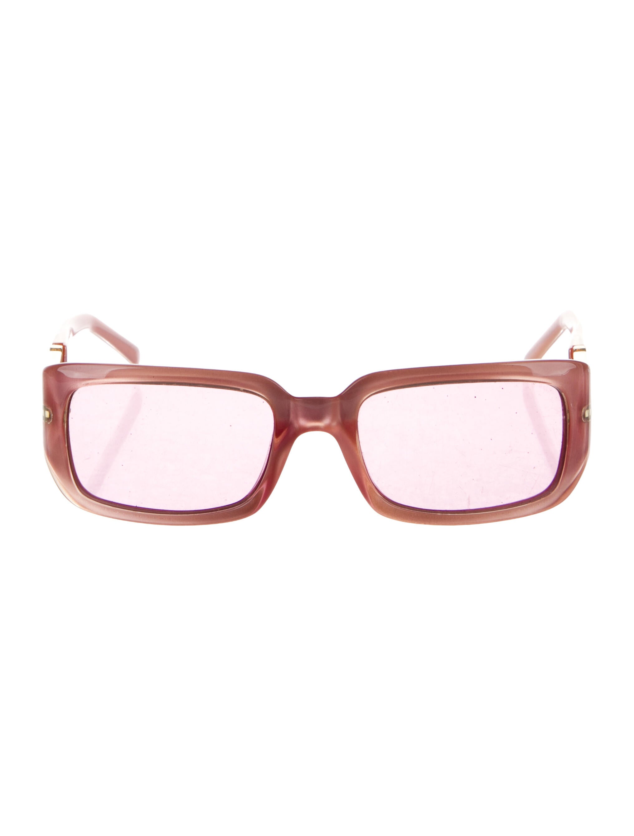 Versace Square Tinted Sunglasses