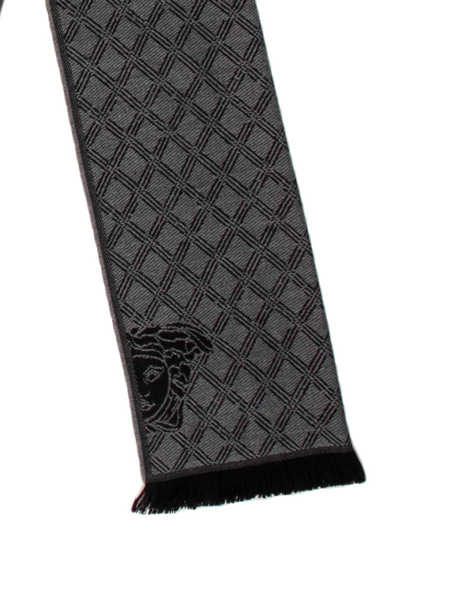 Versace Collection Wool Printed Scarf