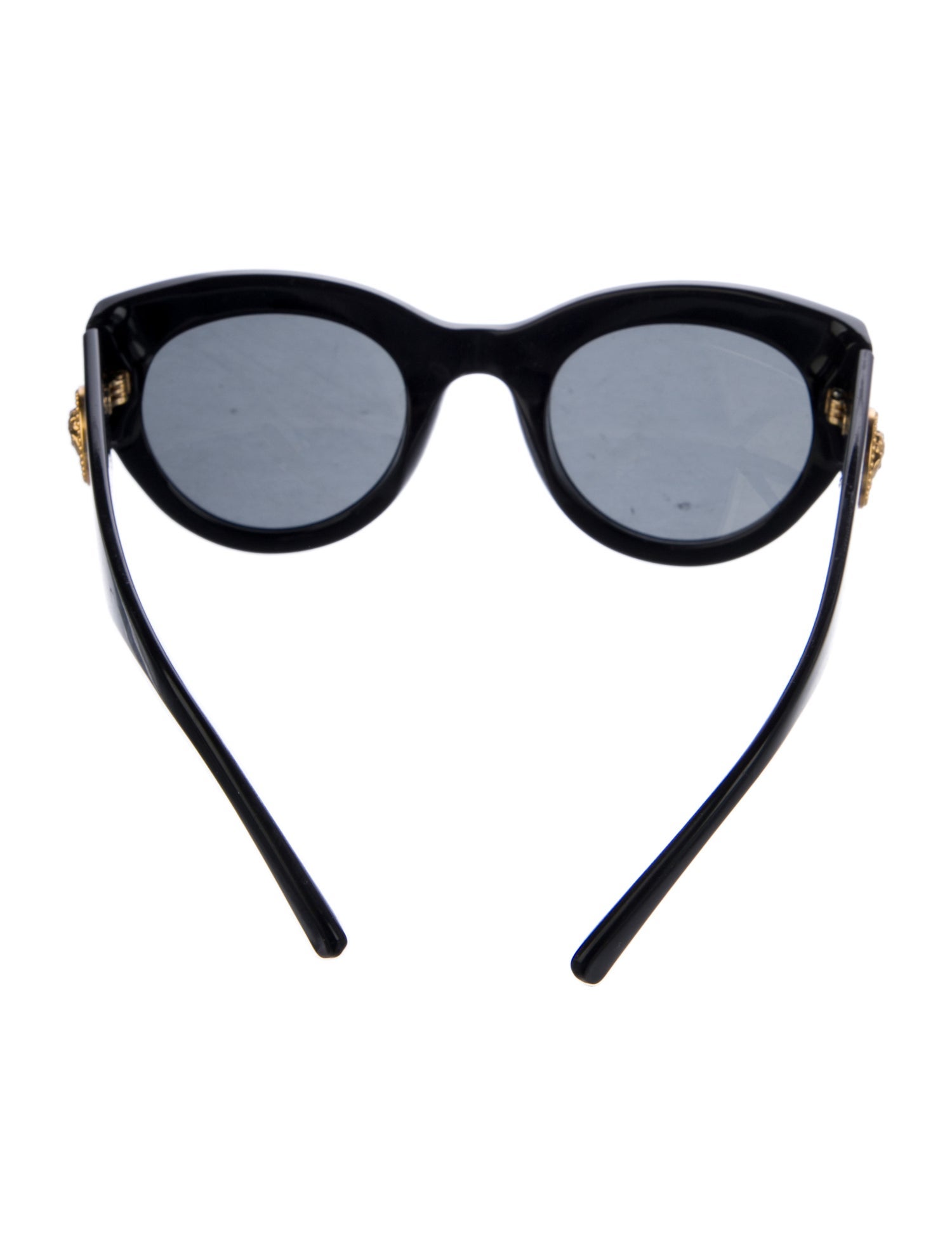 Versace Medusa Insignia Round Sunglasses