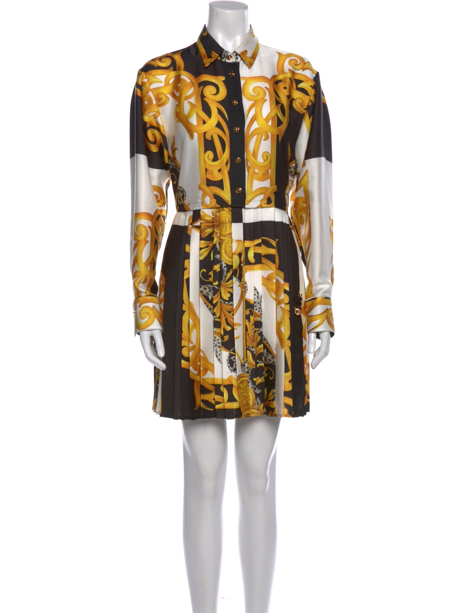 Versace Printed Mini Dress