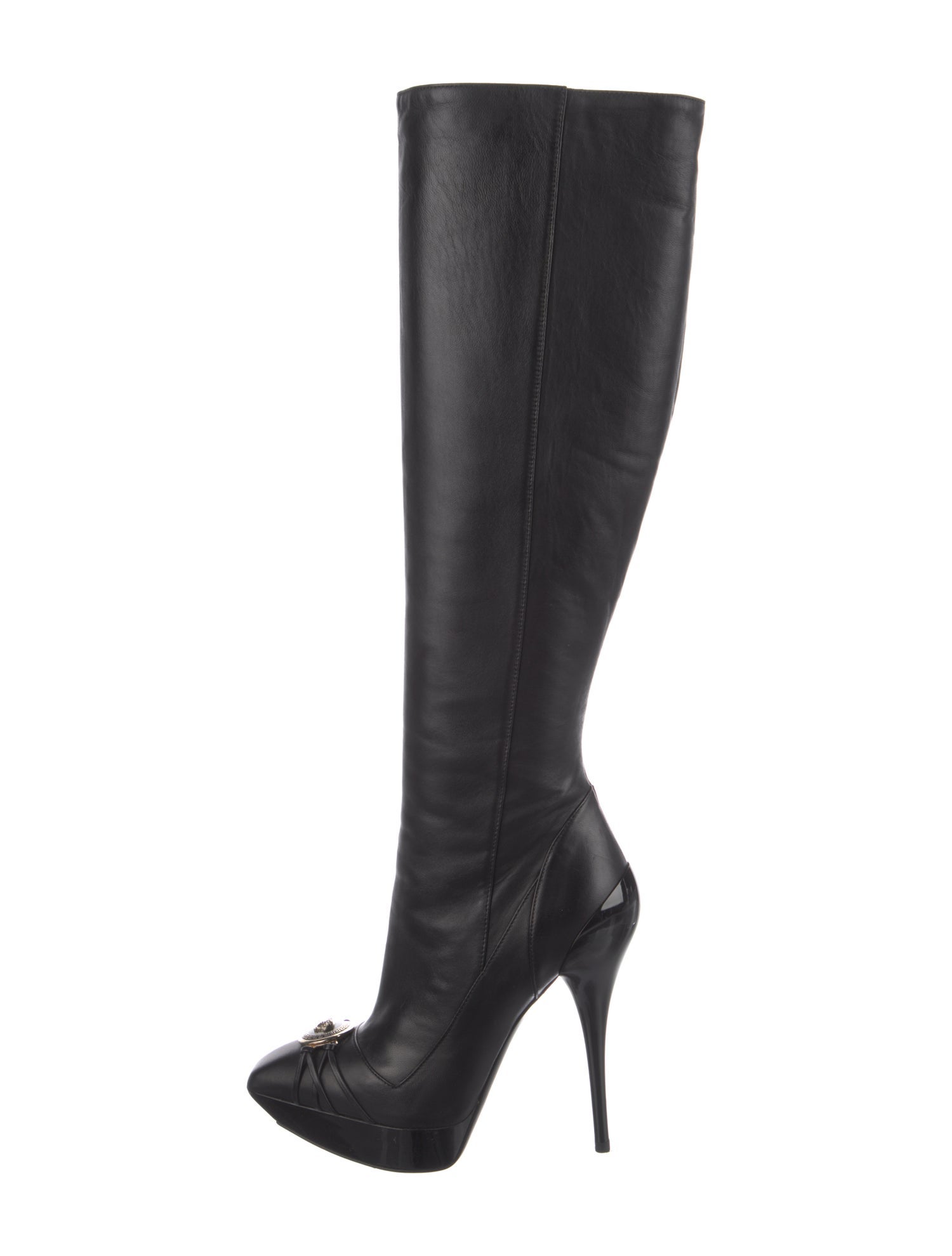 Versace Leather Boots