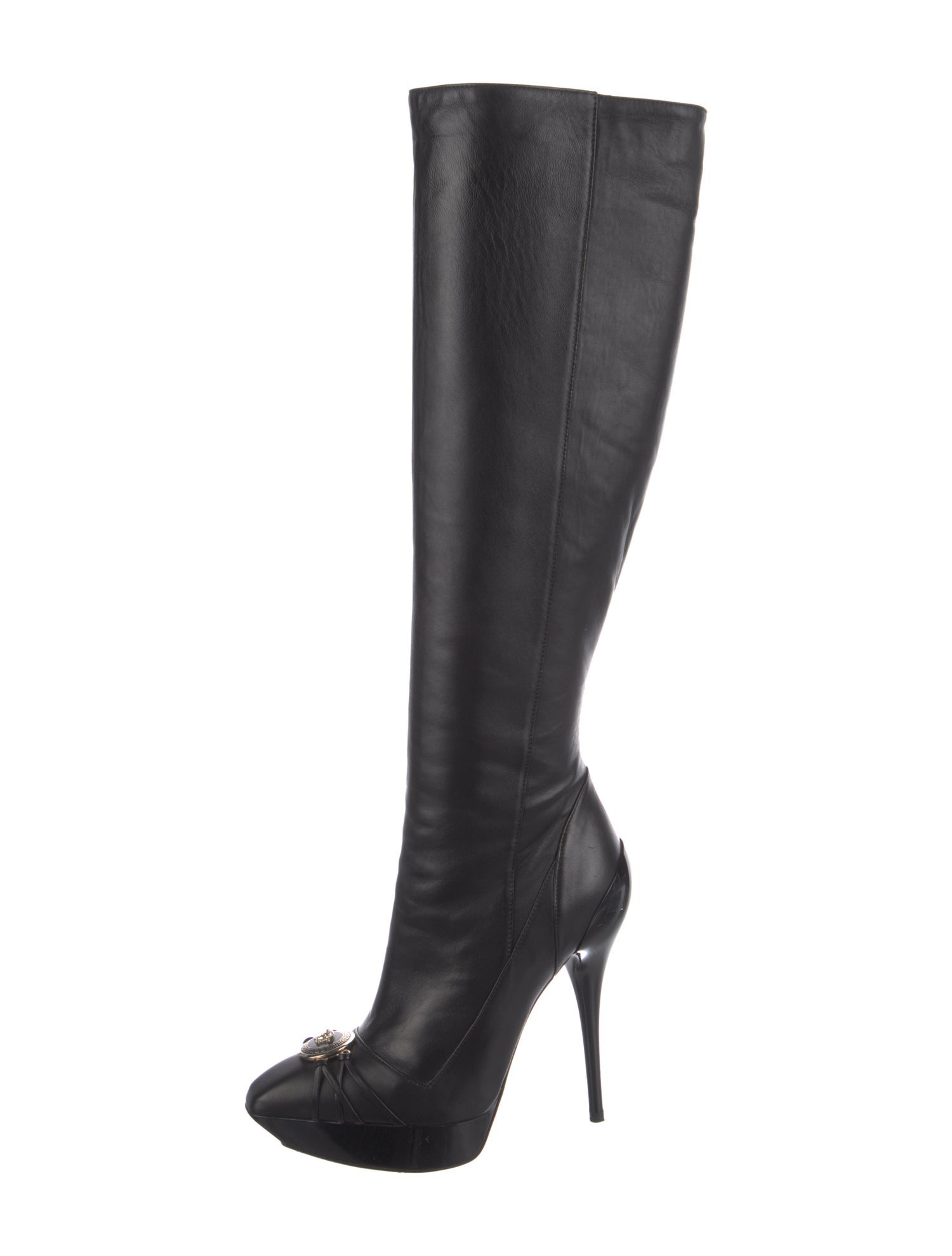 Versace Leather Boots