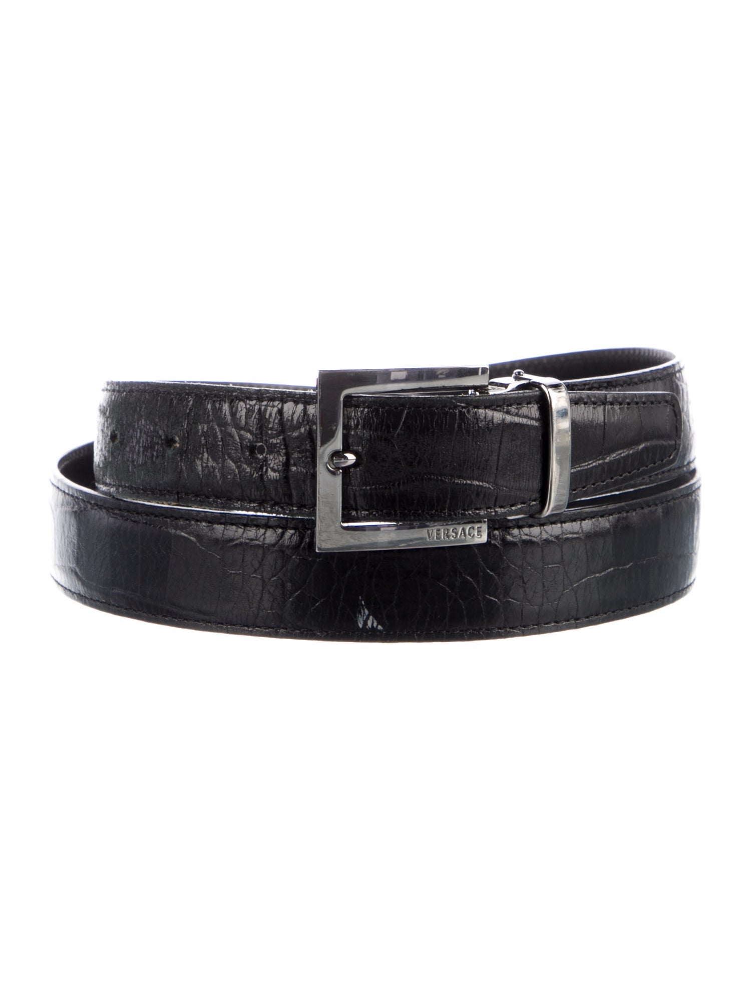 Versace Leather Waist Belt