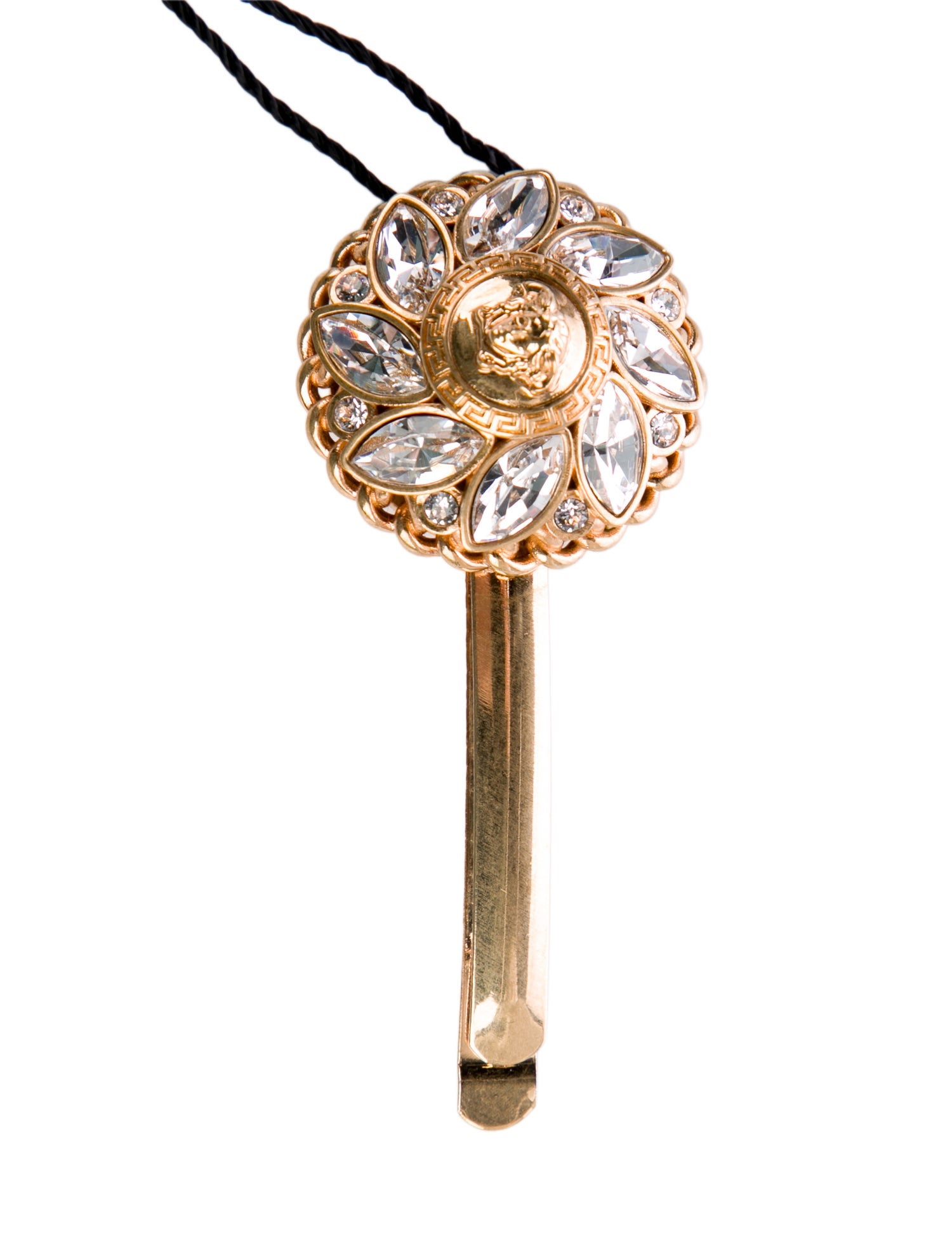 Versace Gold Tone Hair Clip w/Tags