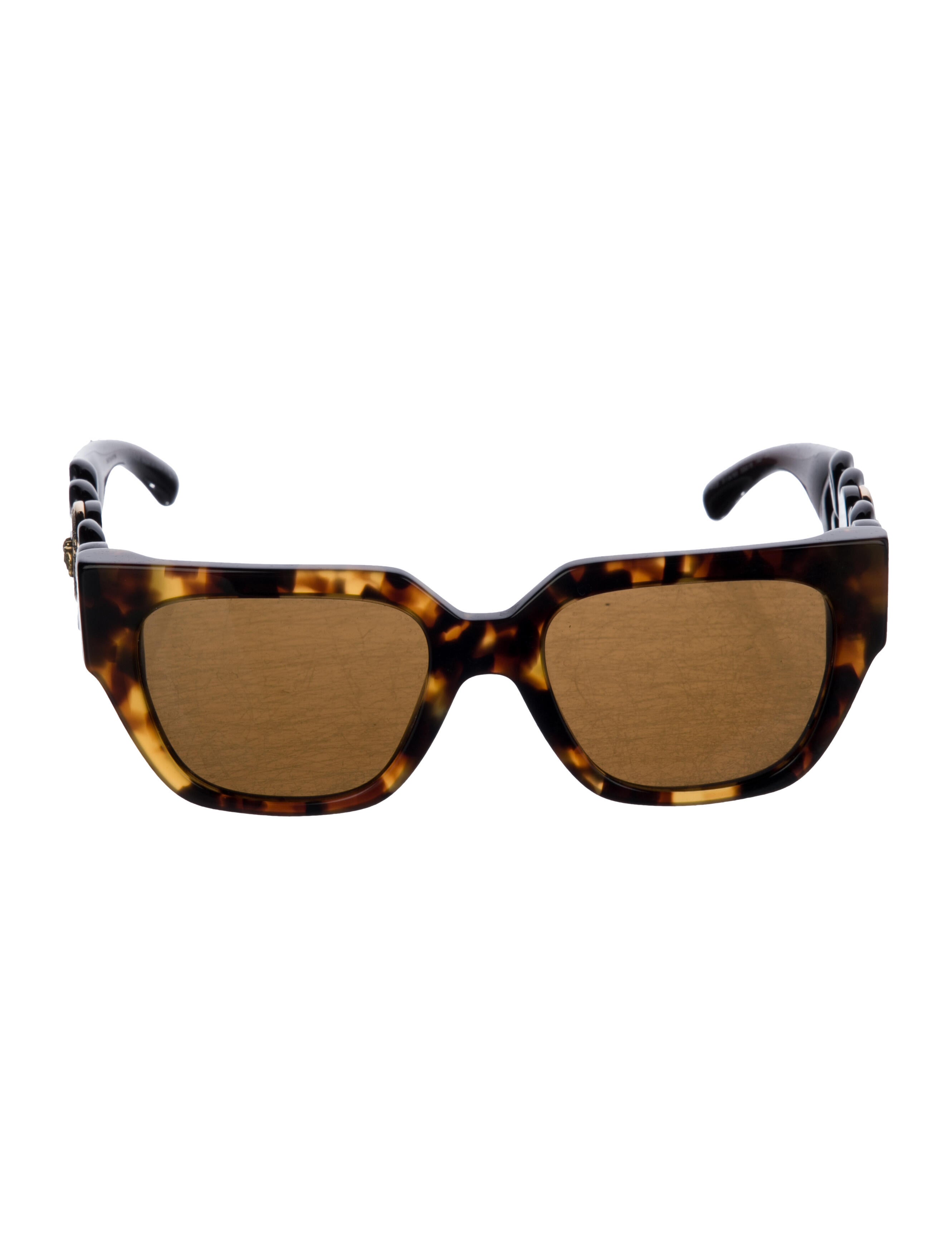 Versace Square Tinted Sunglasses