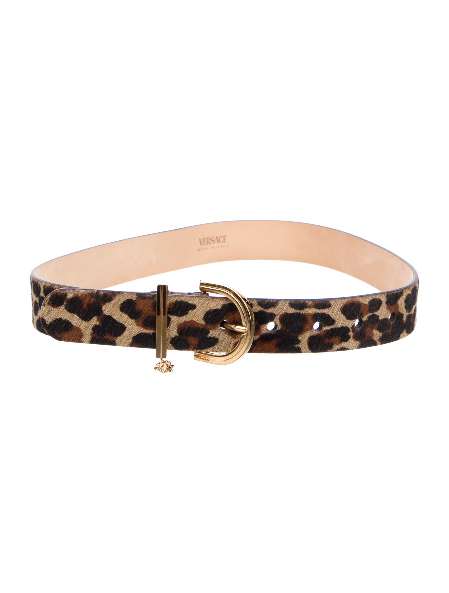 Versace Ponyhair Belt