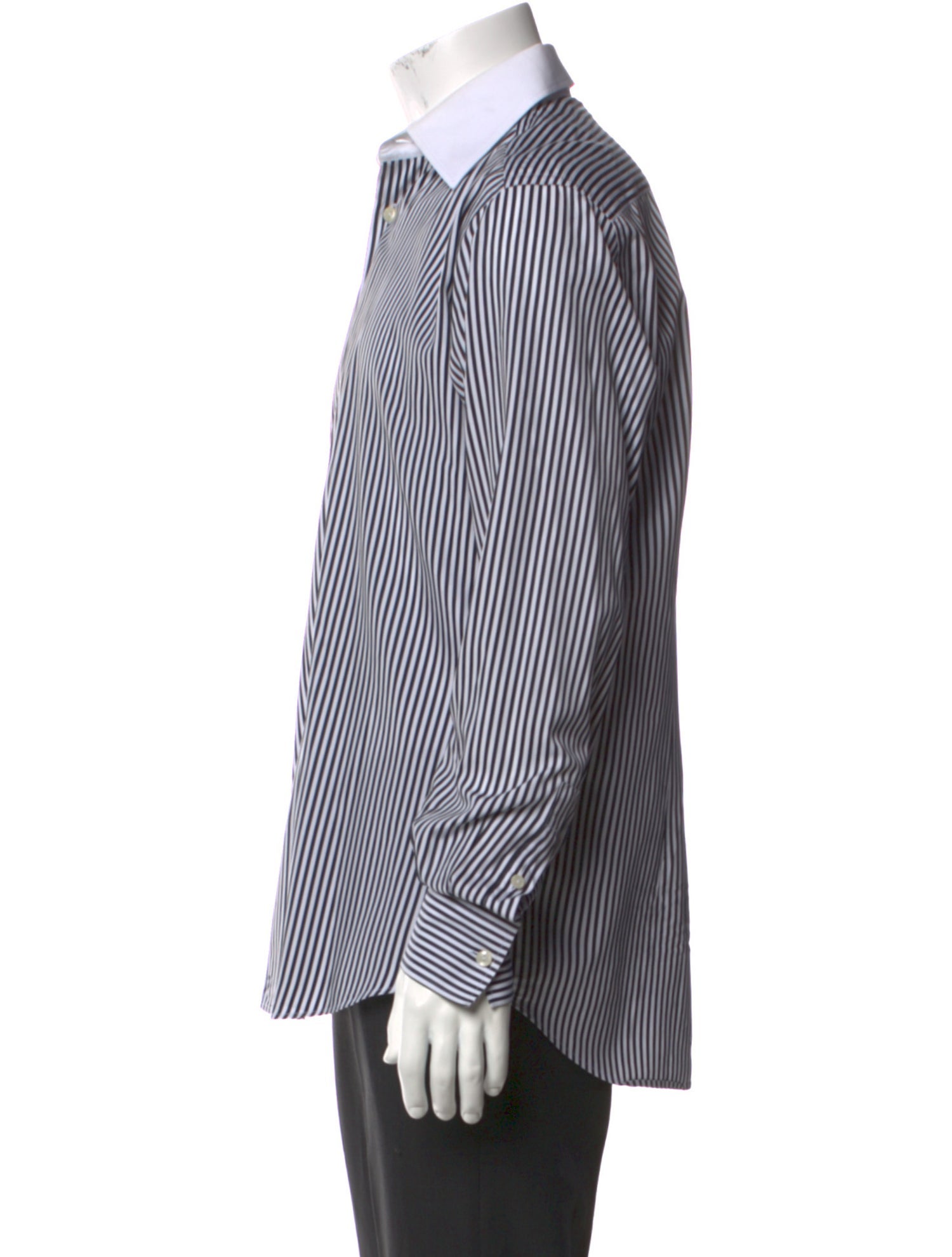 Versace Striped Long Sleeve Shirt