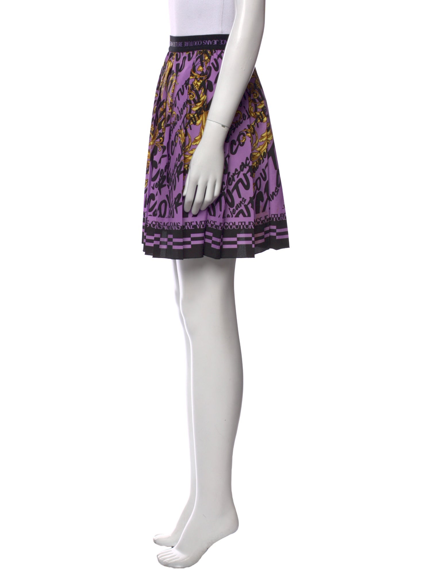 Versace Jeans Couture Printed Knee-Length Skirt
