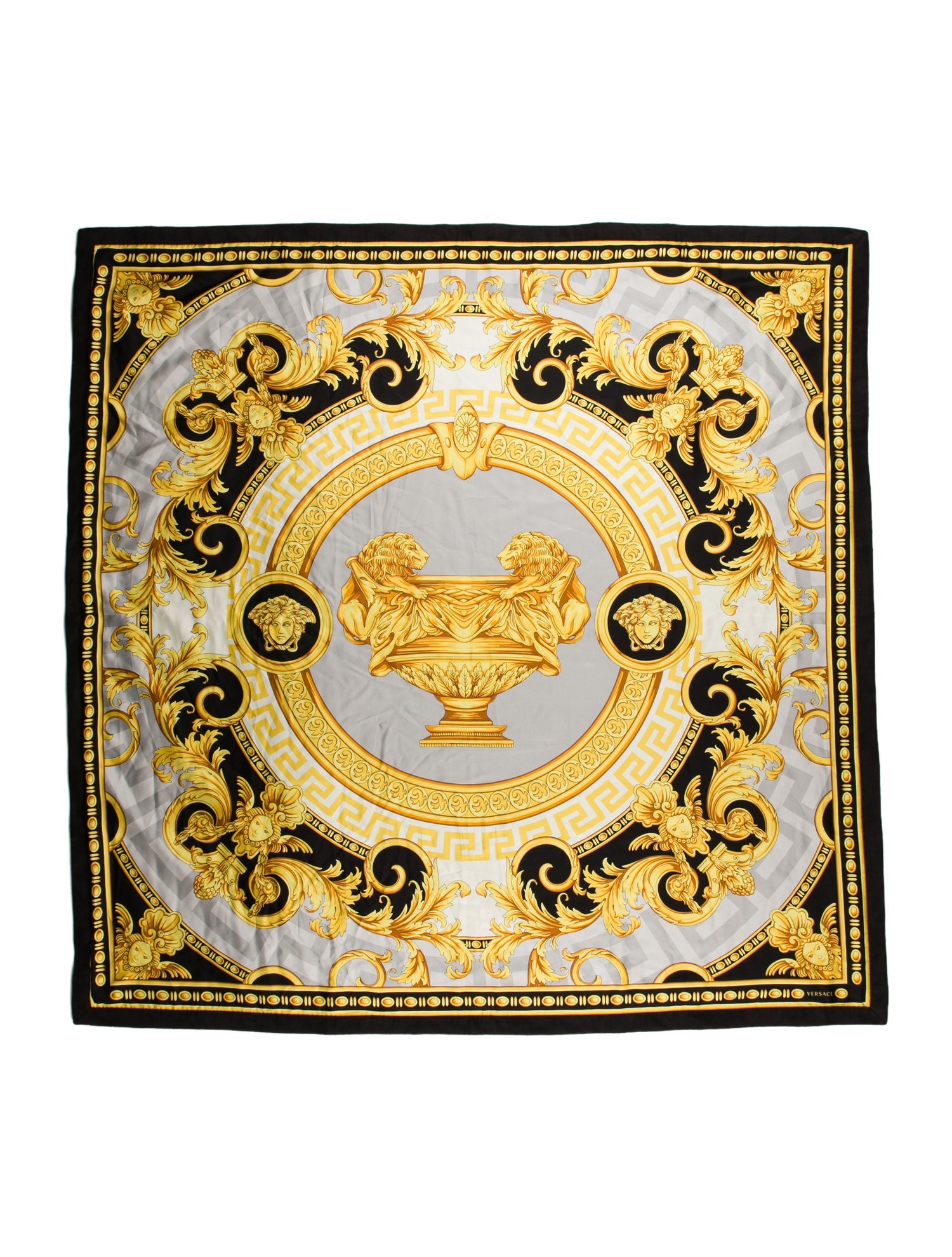 Versace La Coupe des Dieux Printed Throw Blanket
